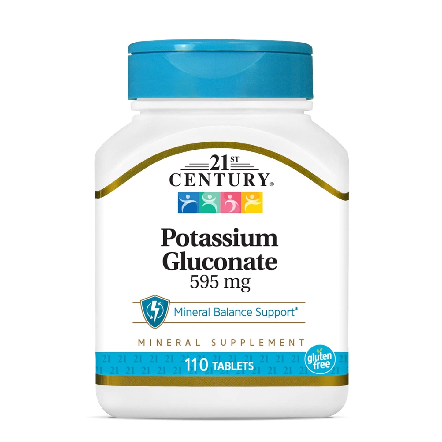 Pre-Order | Arrives in 5–10 Days – 21st Century Potassium 595 mg Tablets, 110 Count (Pack of 3)