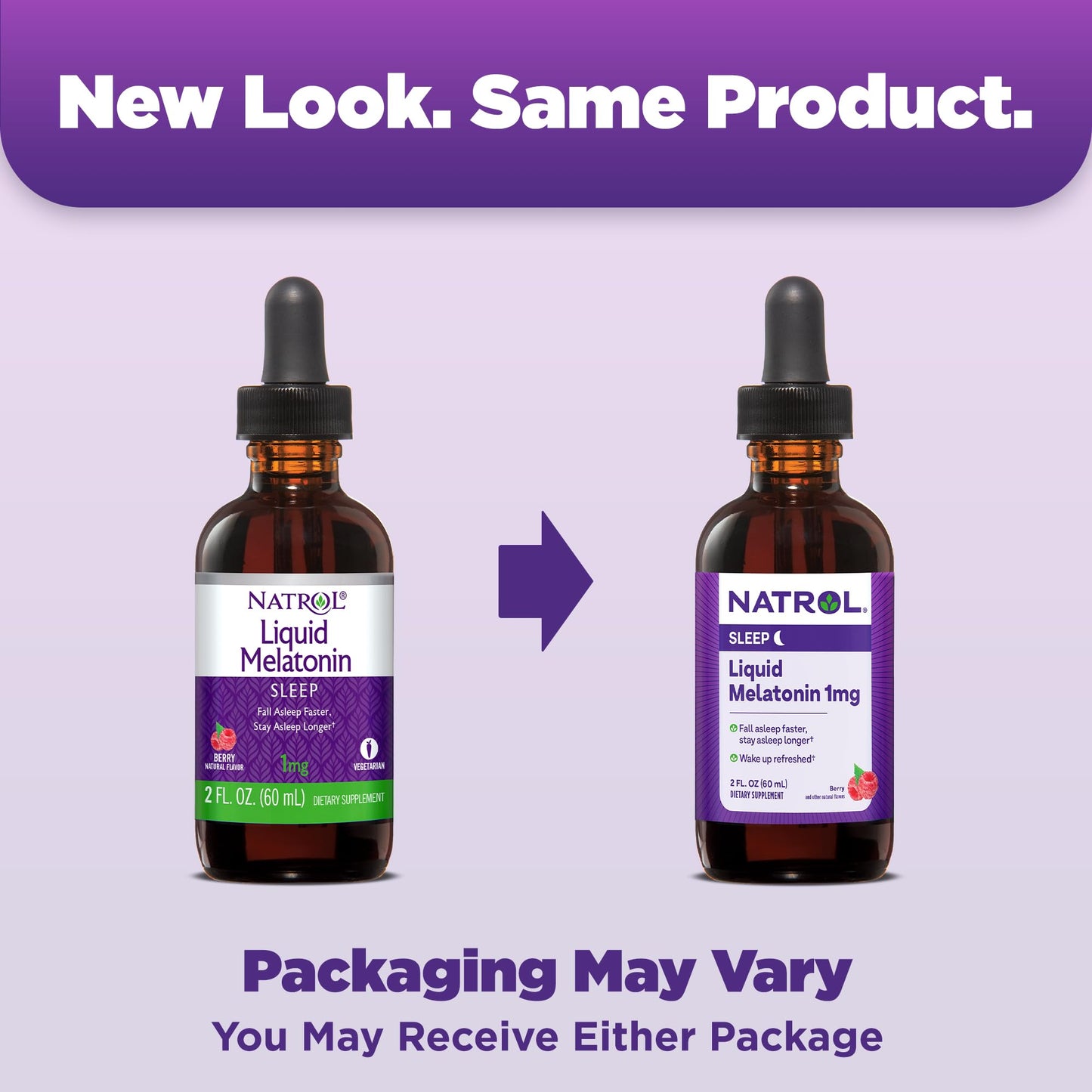 Pre-Order | Arrives in 5–10 Days – Natrol Liquid Melatonin 1mg, Berry-Flavored Dietary Supplement for Restful Sleep, 2 Fl Oz, 15 Servings