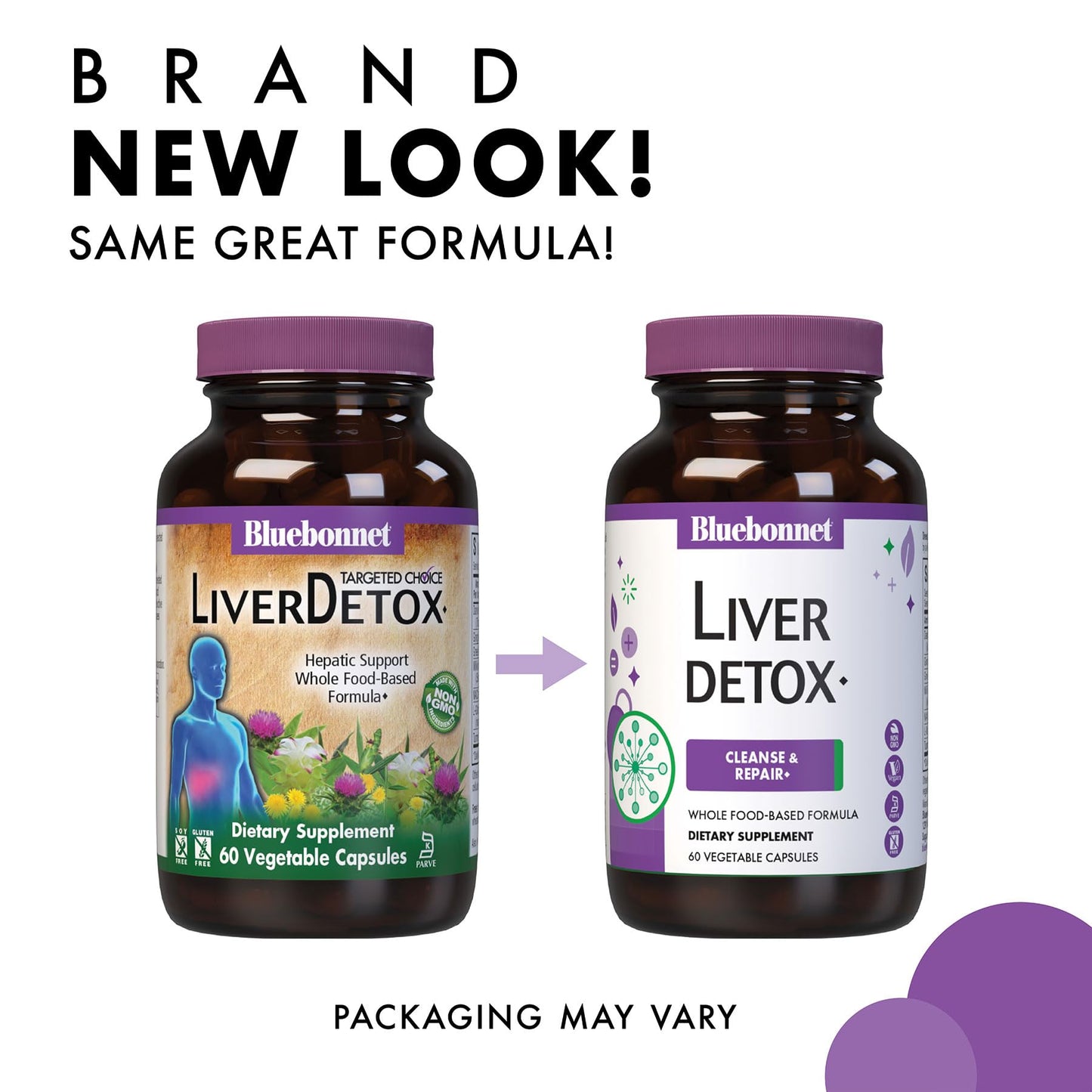 Pre-Order | Arrives in 5–10 Days – Bluebonnet Nutrition Liver Detox, Liver Health*, Antioxidant Protection*, Soy-Free, Gluten-Free, Kosher Certified, Non-GMO, Dairy-Free, 60 Vegetable Capsules, 60 Servings
