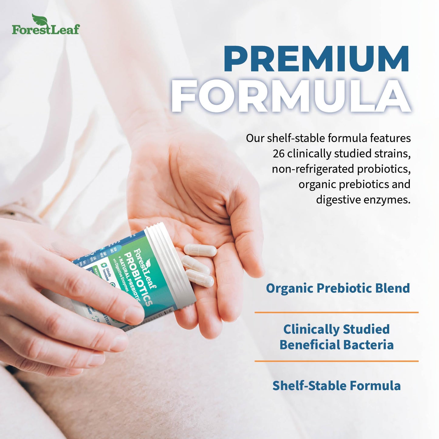 Pre-Order | Arrives in 5–10 Days – Probiotics for Men and Women, 100 Billion CFU, 26 Unique Strains, Men's and Women's Probiotic and Prebiotics Support Digestive Health, Gut Wellness, Energy, Mood, Immune, PH Balance (30 Caps)
