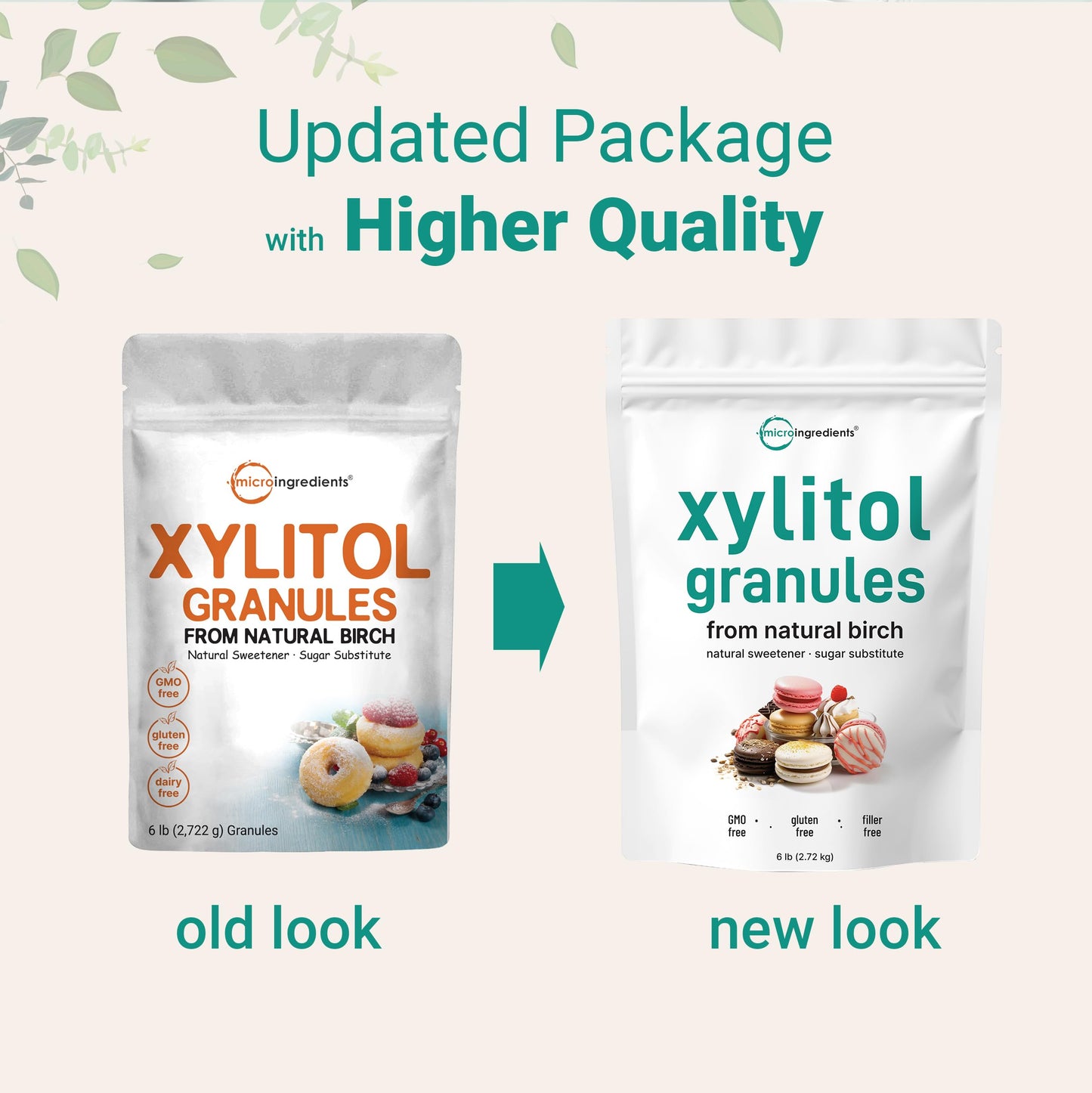 Pre-Order | Arrives in 5–10 Days – Xylitol Sweetener, 6 Pounds, Natural Sweetener, 1:1 Sugar Substitute and Low Calorie, Great for Baking and Cooking, No After Taste, Keto Friendly
