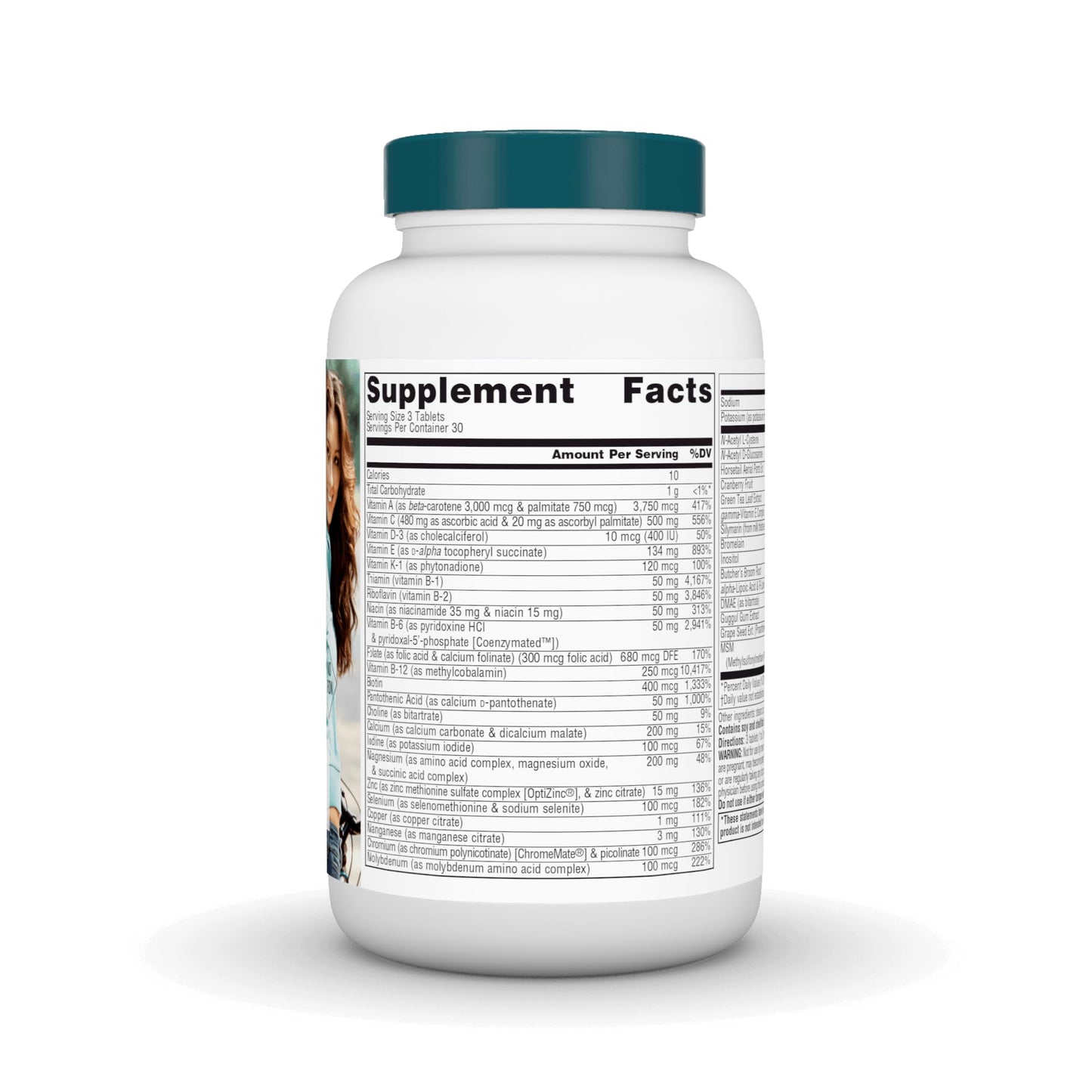 Pre-Order | Arrives in 5–10 Days – Source Naturals Women's Life Force Multiple Iron Free - Daily Complete Multivitamin 13 Essential Vitamins, Antioxidants, Herbs, Nutrients & Minerals - Enhanced Energy & Immune Boost - 90 Tablets