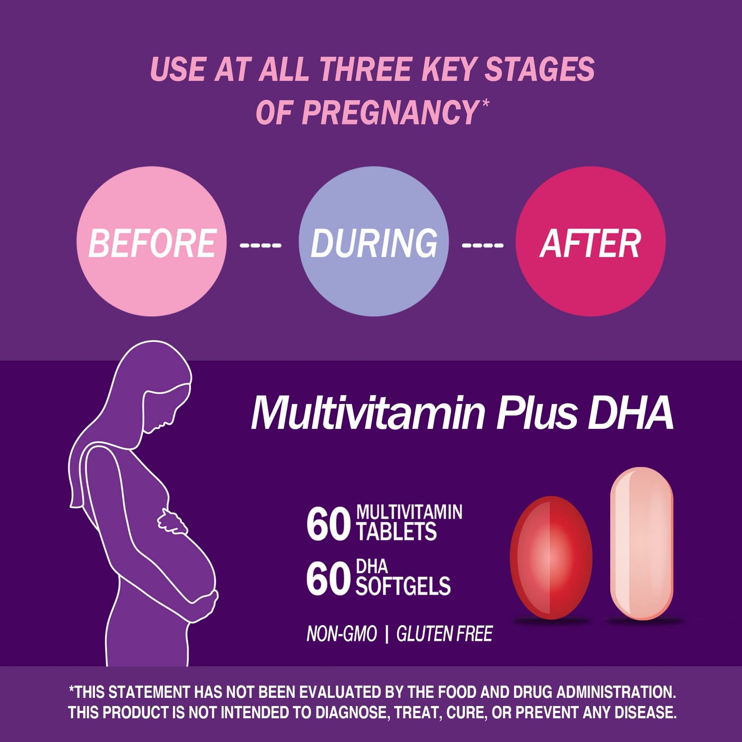 Pre-Order | Arrives in 5–10 Days – 21st Century Prenatal with DHA, Tablets and Softgels, 120 Count