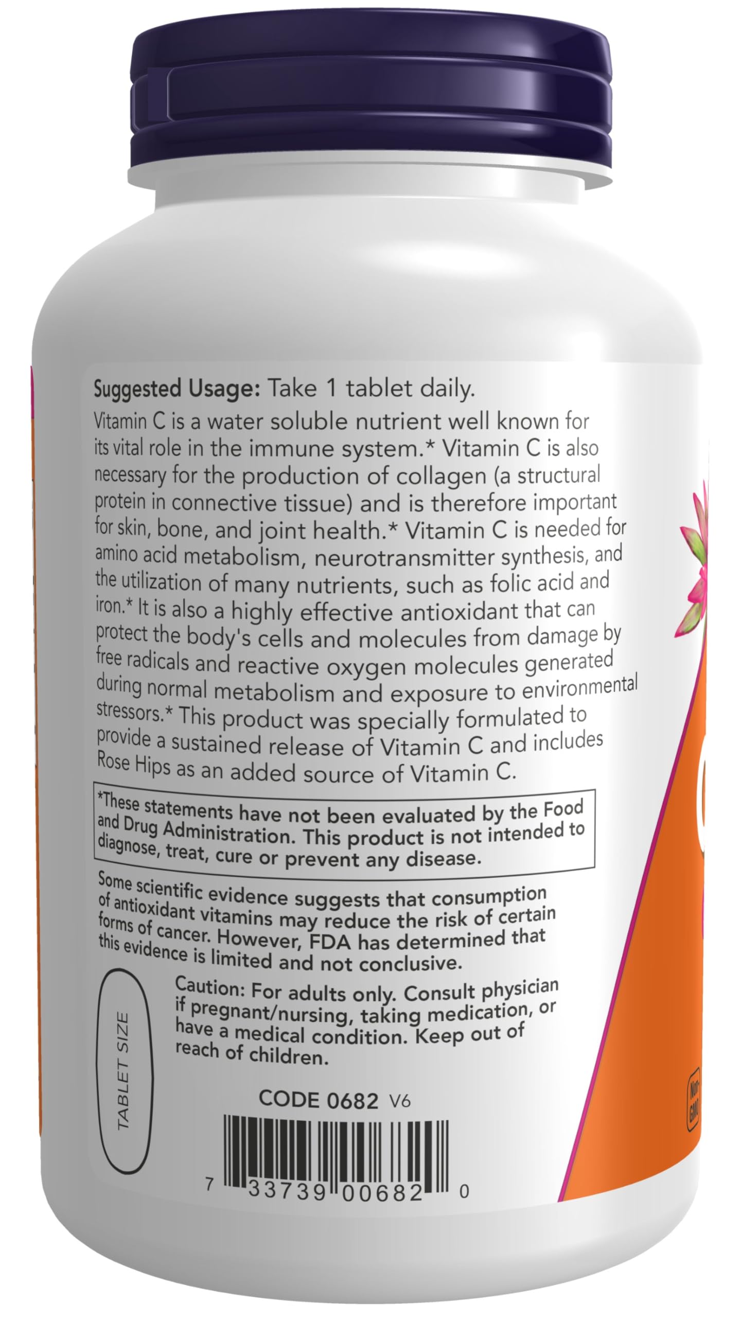 Pre-Order | Arrives in 5–10 Days – Now Foods, C-1000 ,Now Foods Vitamin C-1000 Sustained Release with Rose Hips, 250 Tablets