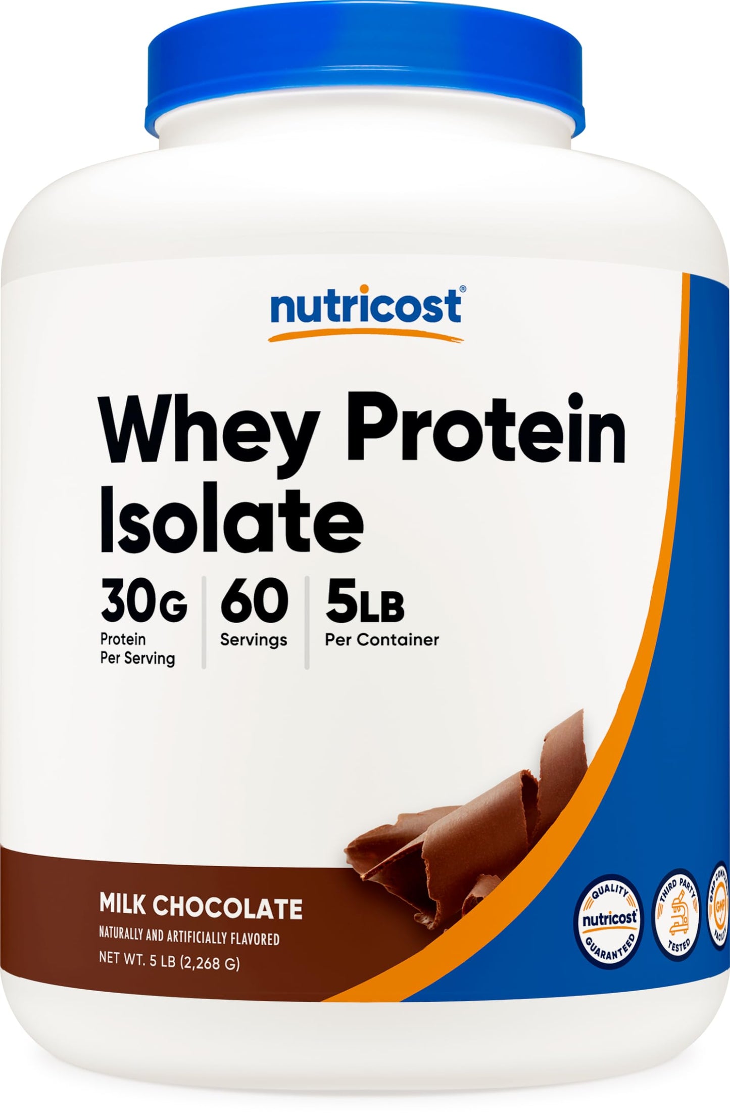 Pre-Order | Arrives in 5–10 Days – 
Nutricost Whey Protein Isolate Powder (Milk Chocolate) 5LBS