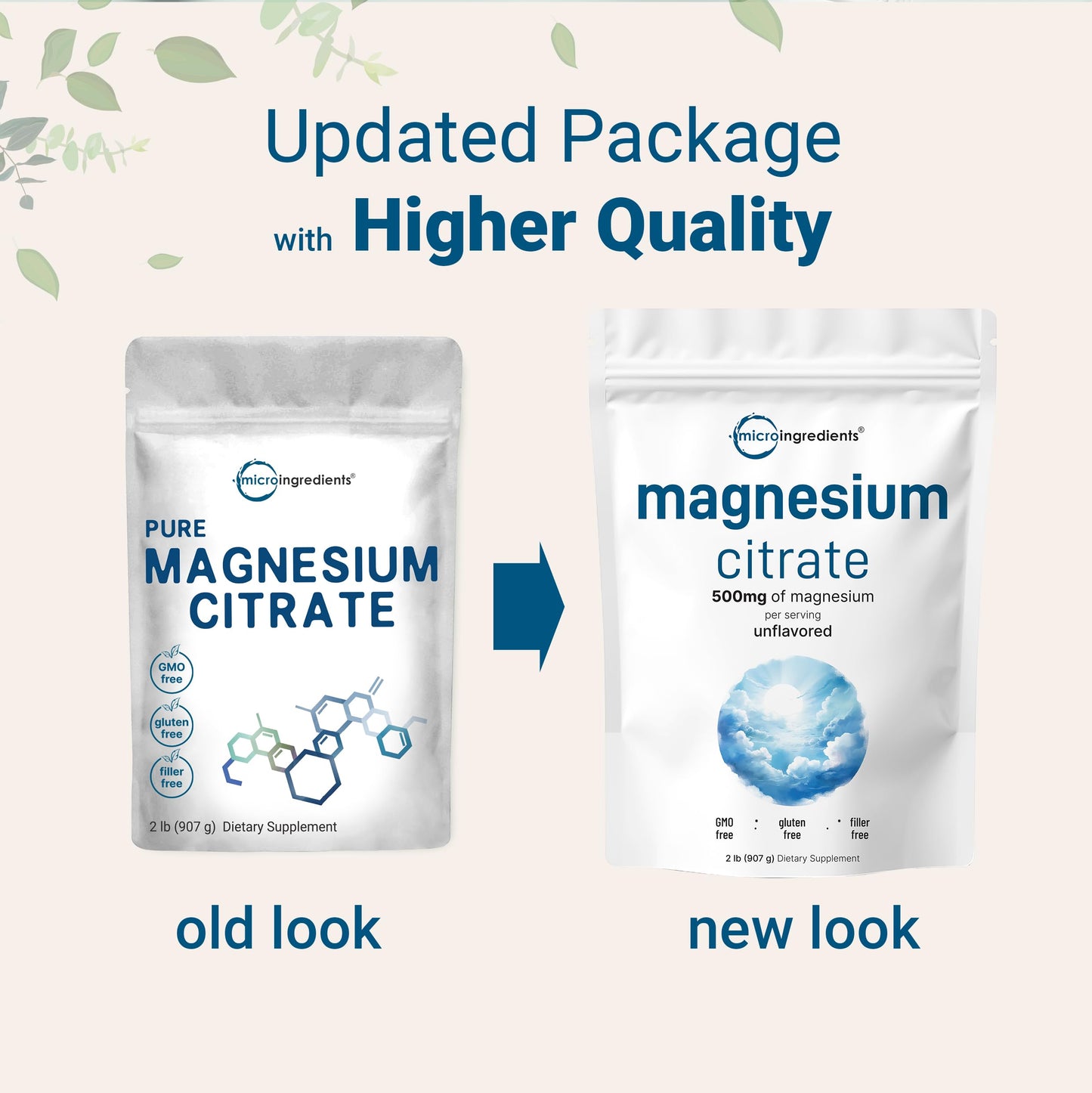 Pre-Order | Arrives in 5–10 Days – Pure Magnesium Citrate Powder (Citrato de Magnesio en polvo), 2 Pounds (32 Ounce), Pure and Filler Free, Relaxation and Nutrient Utilization, Vegan