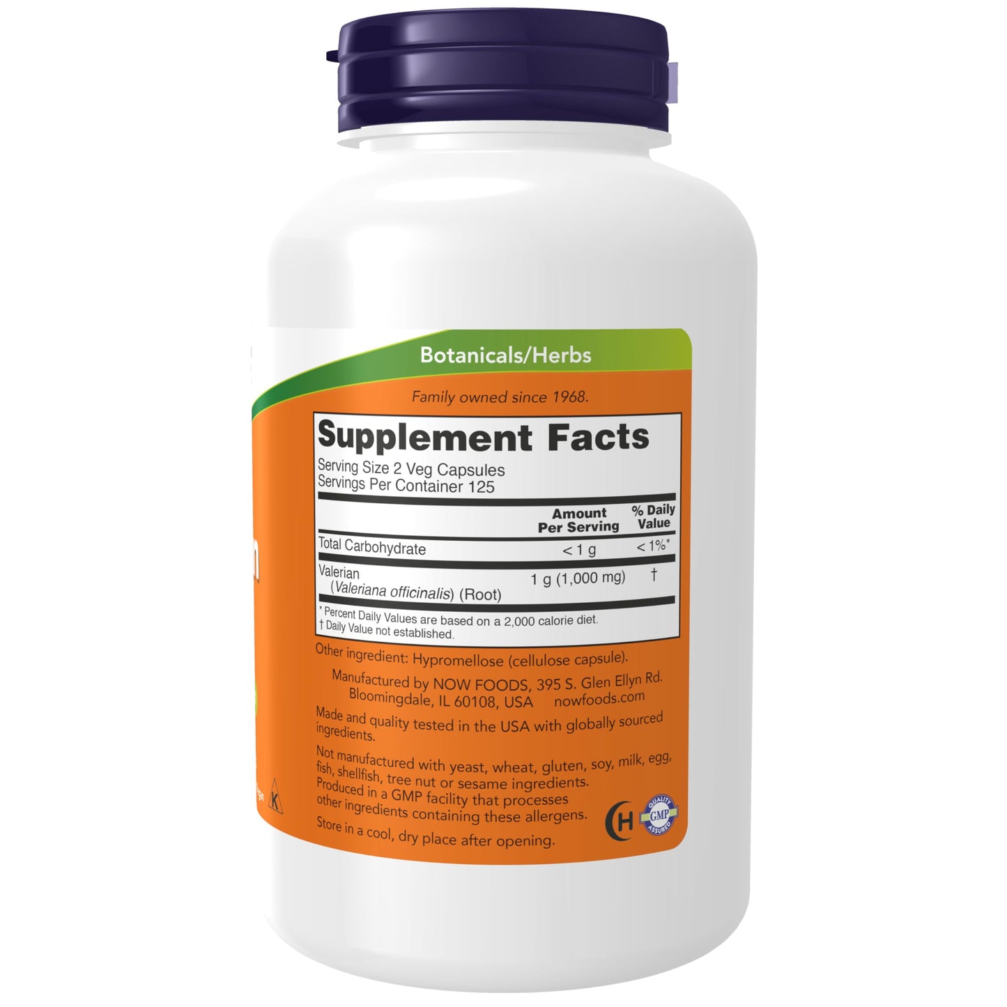 Pre-Order | Arrives in 5–10 Days – NOW Foods Supplements, Valerian Root (Valeriana officinalis) 500 mg, Herbal Supplement, 250 Veg Capsules
