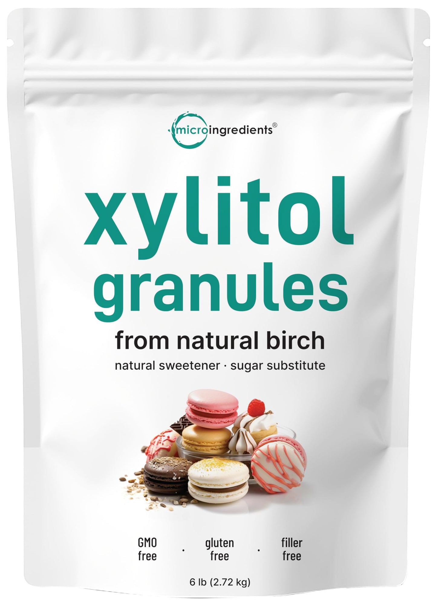Pre-Order | Arrives in 5–10 Days – Xylitol Sweetener, 6 Pounds, Natural Sweetener, 1:1 Sugar Substitute and Low Calorie, Great for Baking and Cooking, No After Taste, Keto Friendly