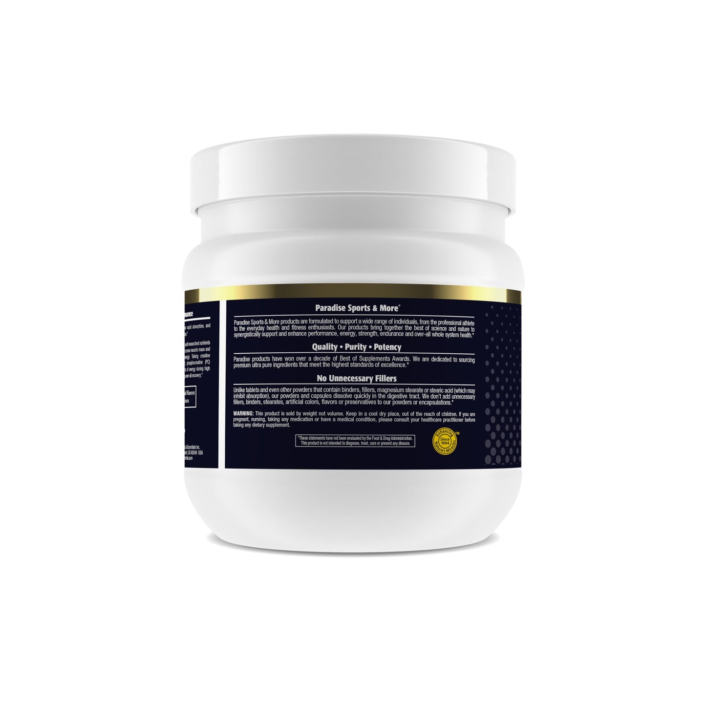 Pre-Order | Arrives in 5–10 Days – Paradise Creatine Monohydrate Powder - Micronized for Enhanced Absorption - Supports Muscle Building & Athletic Performance - 500g - 100 Servings
