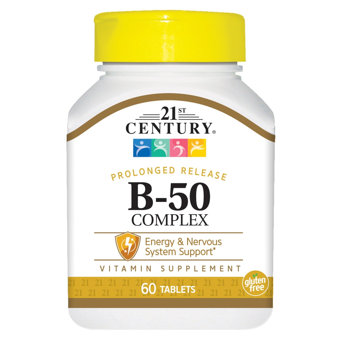 Pre-Order | Arrives in 5–10 Days – 21st Century B-50 Complex Prolonged Release Tablets, 60-Count (Pack of 2)