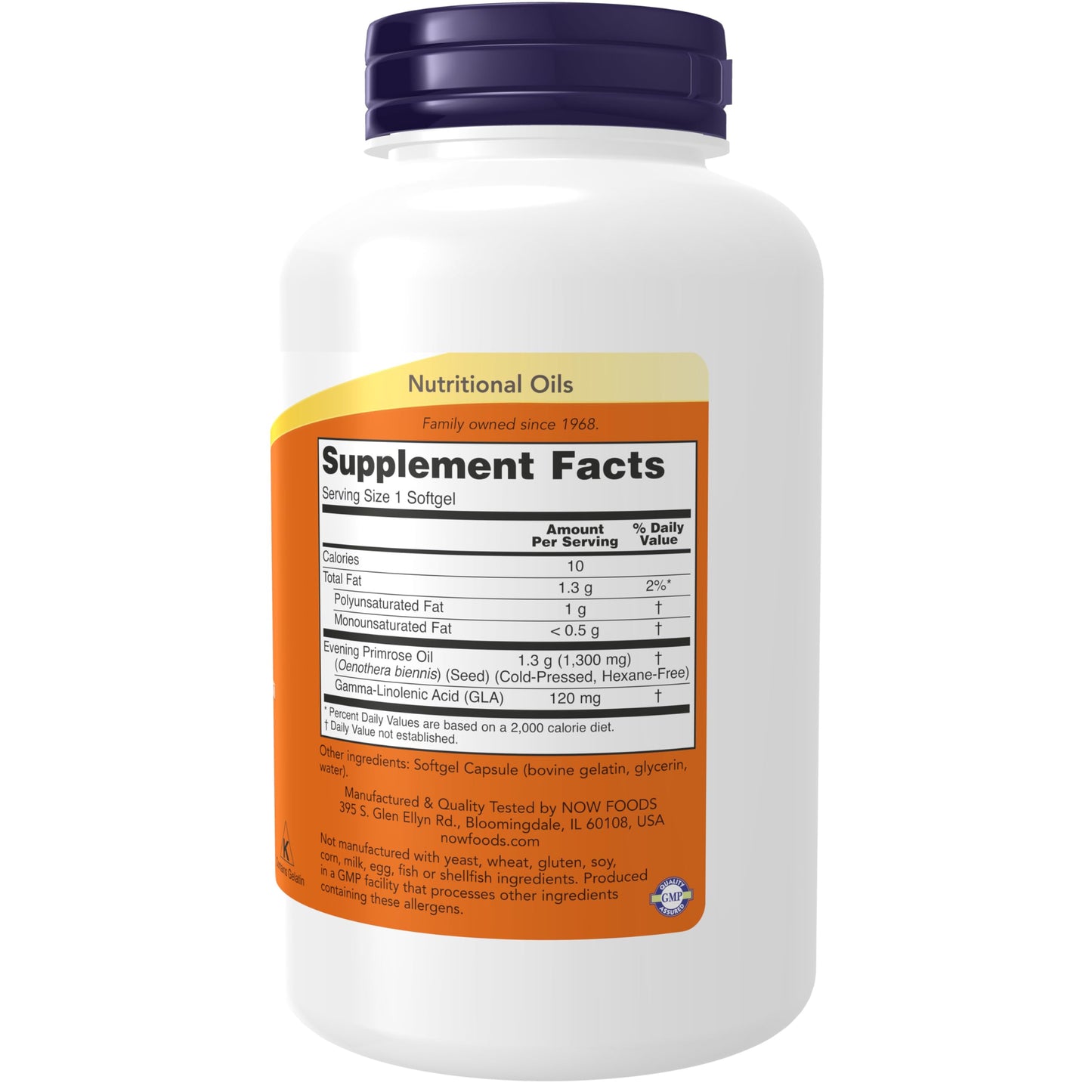 Pre-Order | Arrives in 5–10 Days – NOW Foods Supplements, Super Primrose 1300 mg with Naturally Occurring GLA (Gamma-Linolenic Acid), 120 Softgels