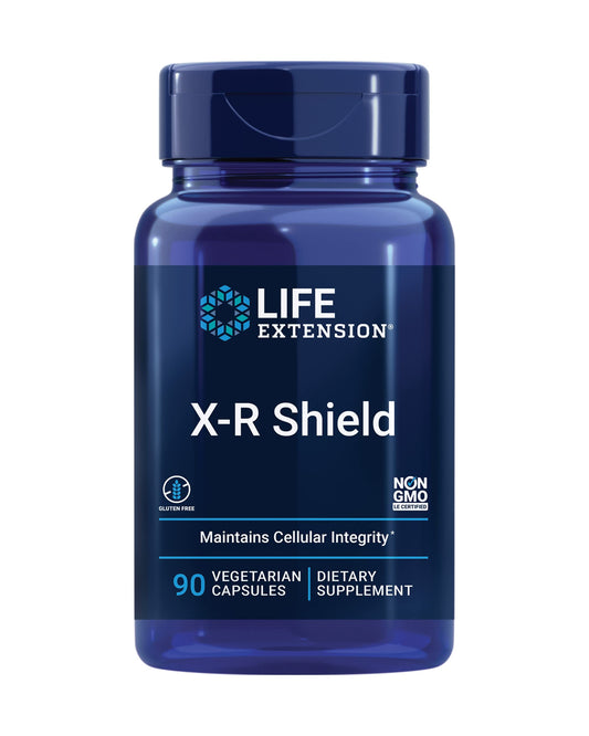 Pre-Order | Arrives in 5–10 Days – Life Extension X-R Shield, spirulina, Lemon Balm, Ginkgo biloba, Supports Cellular Integrity & DNA Health, Encourages Healthy Immune Response, Gluten-Free, Non-GMO, Vegetarian, 90 Capsules