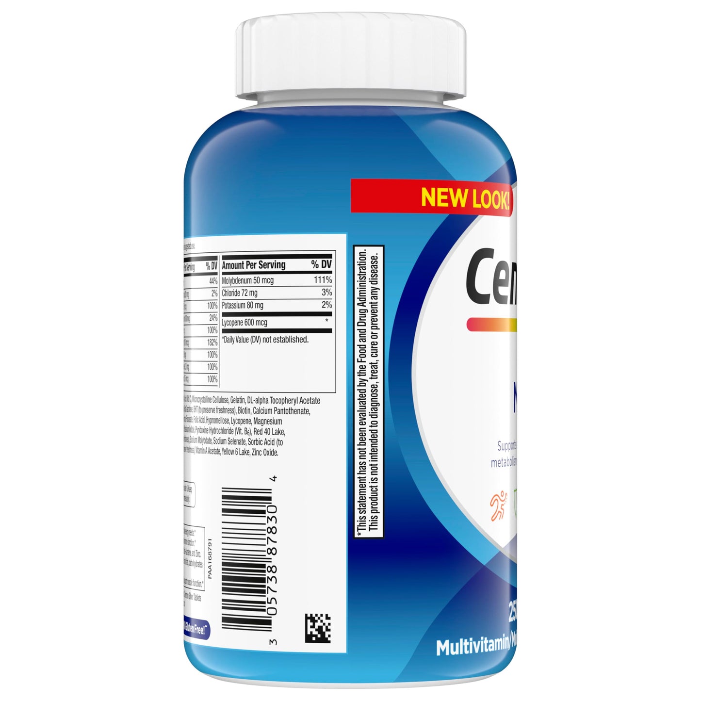 Pre-Order | Arrives in 5–10 Days – Centrum Multivitamin for Men, Multivitamin/Multimineral Supplement with Vitamin D3, B Vitamins and Antioxidants, Gluten Free, Non-GMO Ingredients - 250 Count