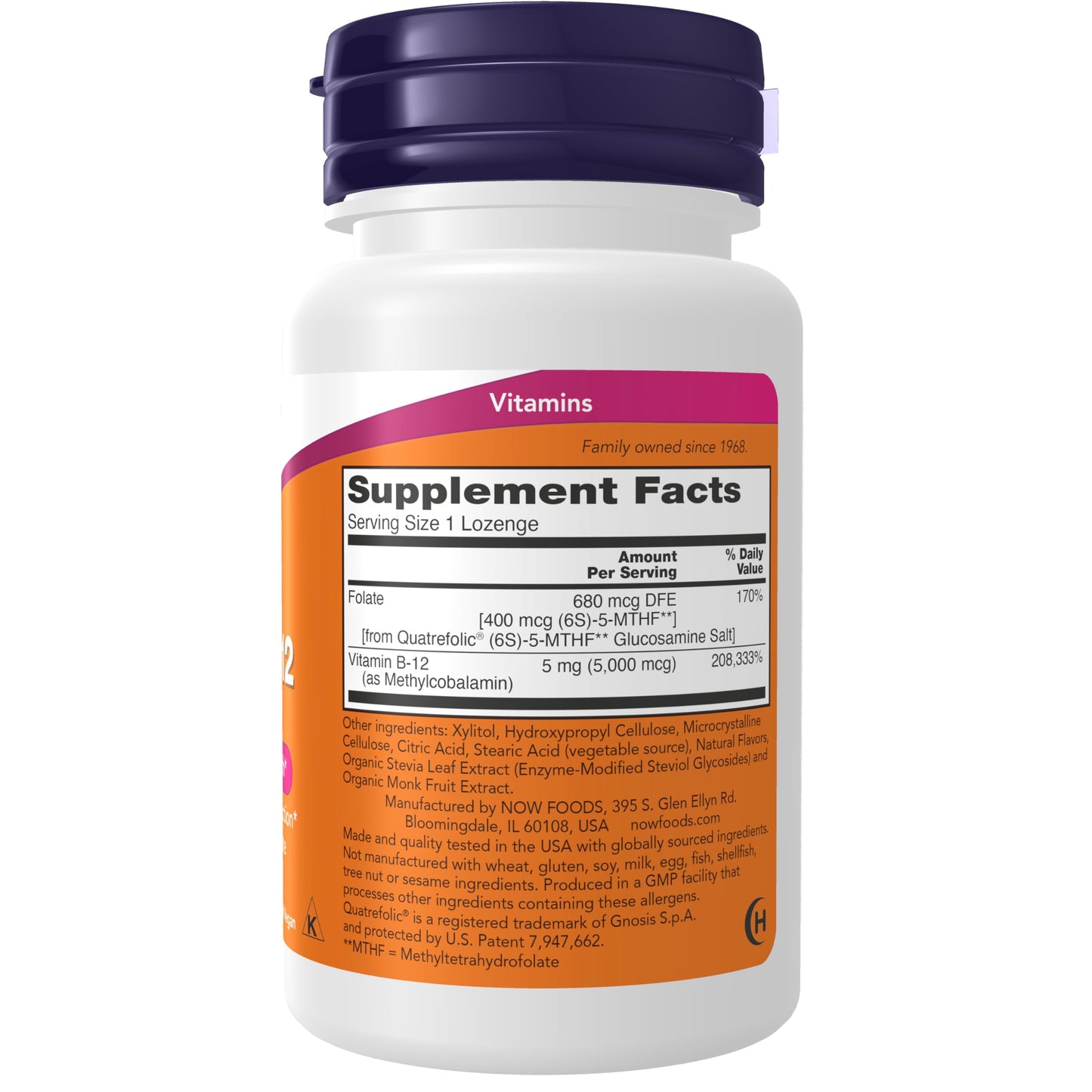 Pre-Order | Arrives in 5–10 Days – NOW Foods Supplements, Methyl B-12 (Methylcobalamin) 5,000 mcg, Nervous System Health*, 120 Lozenges