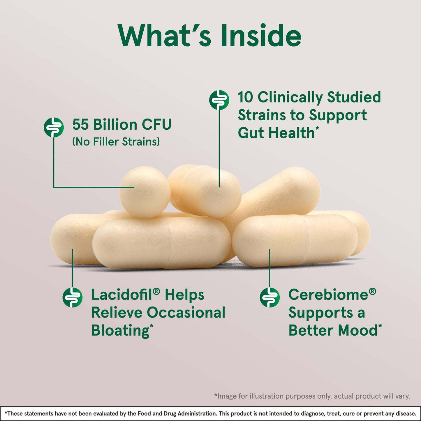 Pre-Order | Arrives in 5–10 Days – Jarrow Formulas Jarro-Dophilus EPS Advanced, 55 Billion CFU Probiotics, Digestive Support for Adults, 30 Probiotic Supplement Veggie Capsules, Up to 30 Day Supply