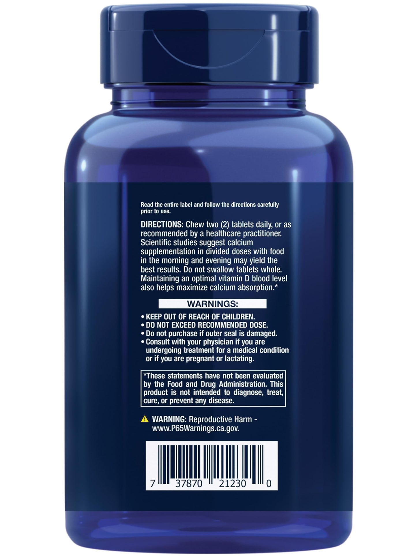 Pre-Order | Arrives in 5–10 Days – Life Extension Bone Restore Calcium Supplement Chewable Tablets, Bone Health Supplement, Calcium, Vitamin D, Minerals, Gluten Free, Non-GMO, 60 Tablets