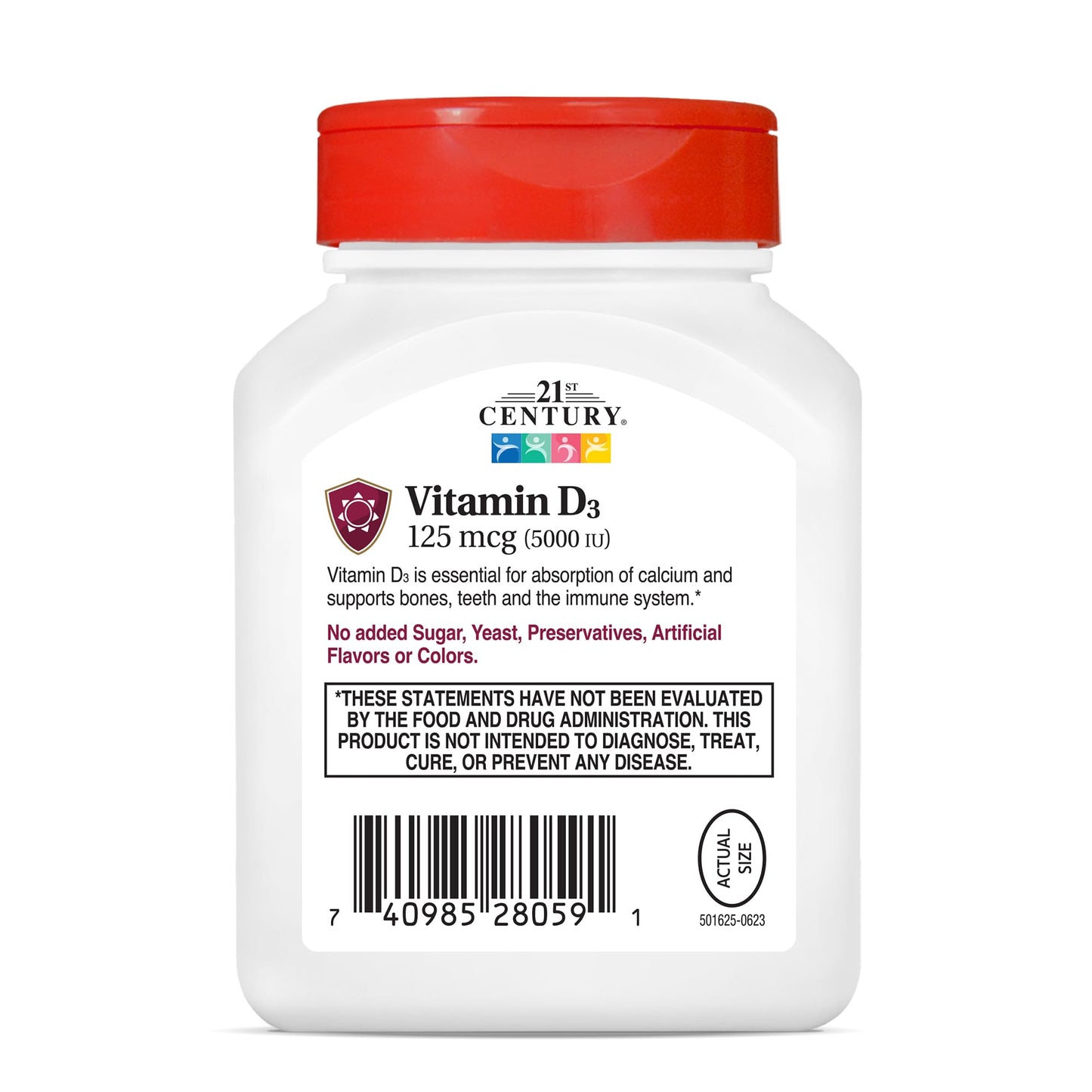 Pre-Order | Arrives in 5–10 Days – 21st Century Vitamin D3 250 mcg (10,000 IU) Rapid Release Softgels, 110 Count