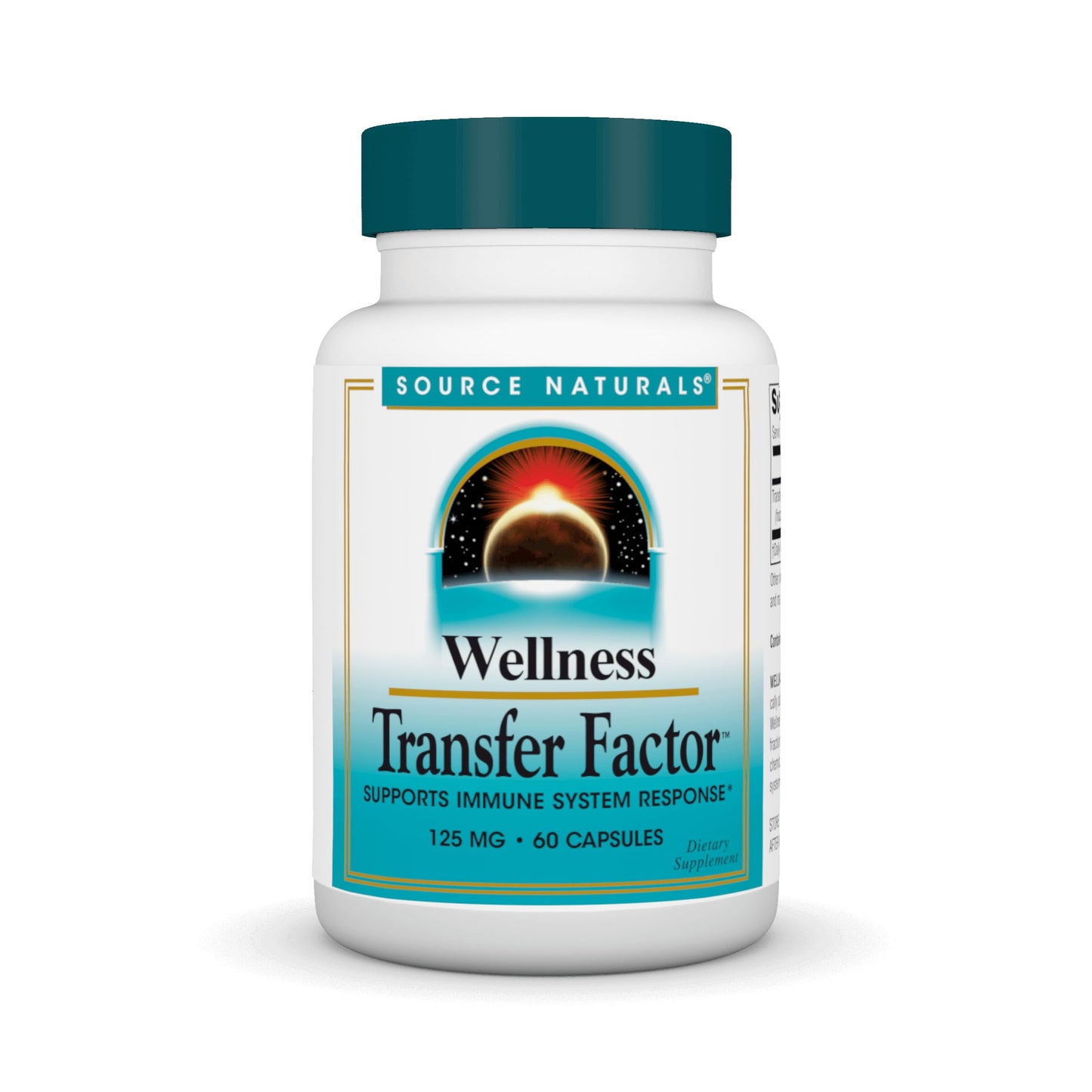 Pre-Order | Arrives in 5–10 Days – Source Naturals Wellness Transfer Factor, Supports Immune System Response* 125mg, 60 Capsules