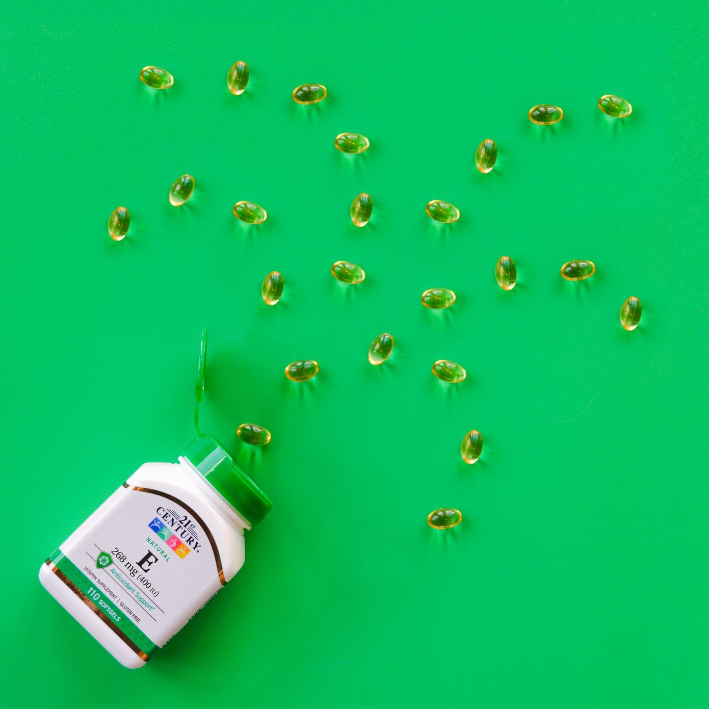 Pre-Order | Arrives in 5–10 Days – 21st Century E 400 I.U. Natural (D-Alpha) Softgels, 110-Count