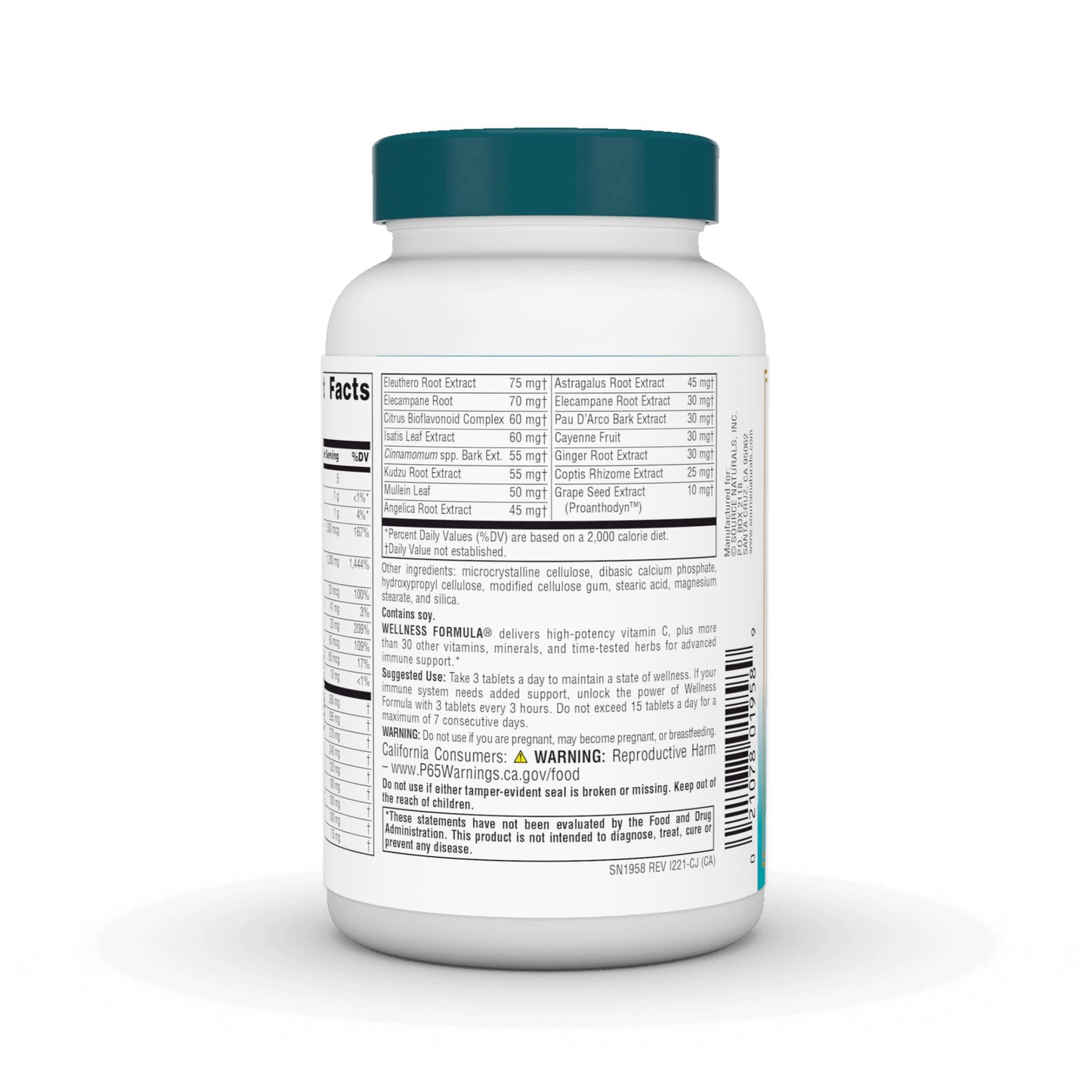 Pre-Order | Arrives in 5–10 Days – Source Naturals Wellness Formula Bio-Aligned Vitamins - Immune System Support Supplement & Immunity Booster - 90 Tablets