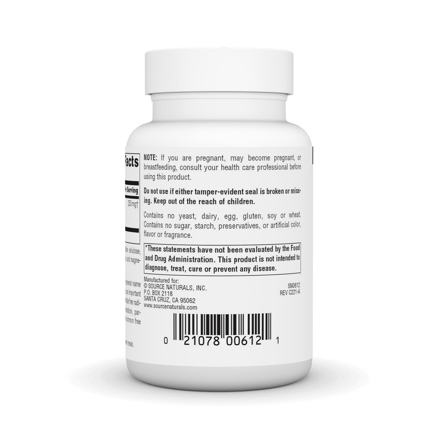 Pre-Order | Arrives in 5–10 Days – Source Naturals S-O-D, Superoxide Dismutase - Dietary Supplement - 90 Tablets