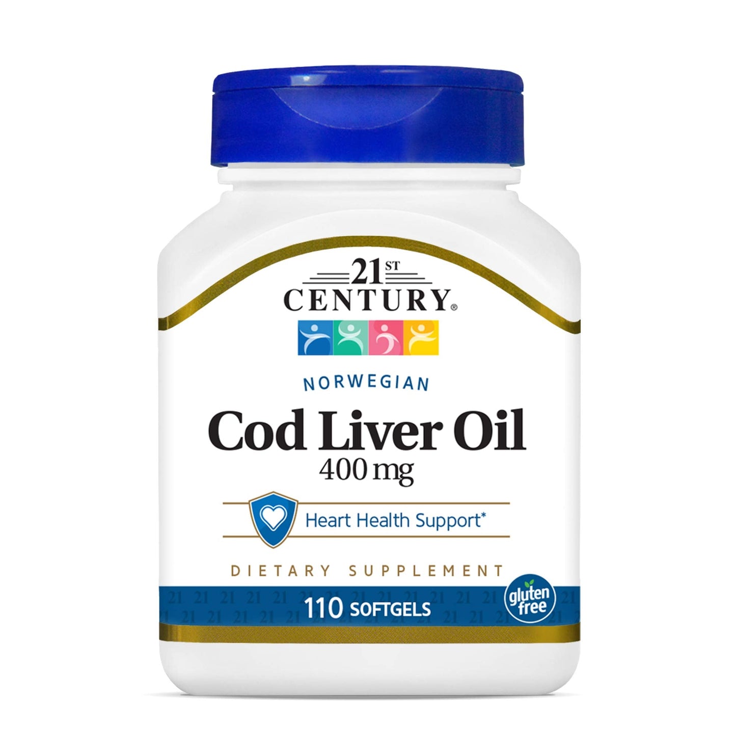 Pre-Order | Arrives in 5–10 Days – 21st Century Cod Liver Oil Softgels, 110 Count (Pack of 3)