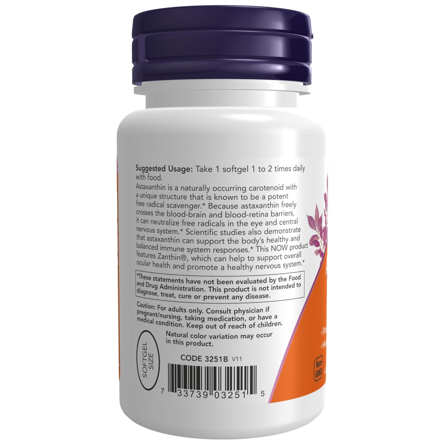 Pre-Order | Arrives in 5–10 Days – NOW Foods Supplements, Astaxanthin 4 mg, features Zanthin®, Supports Eye Health*, 60 Veg Softgels