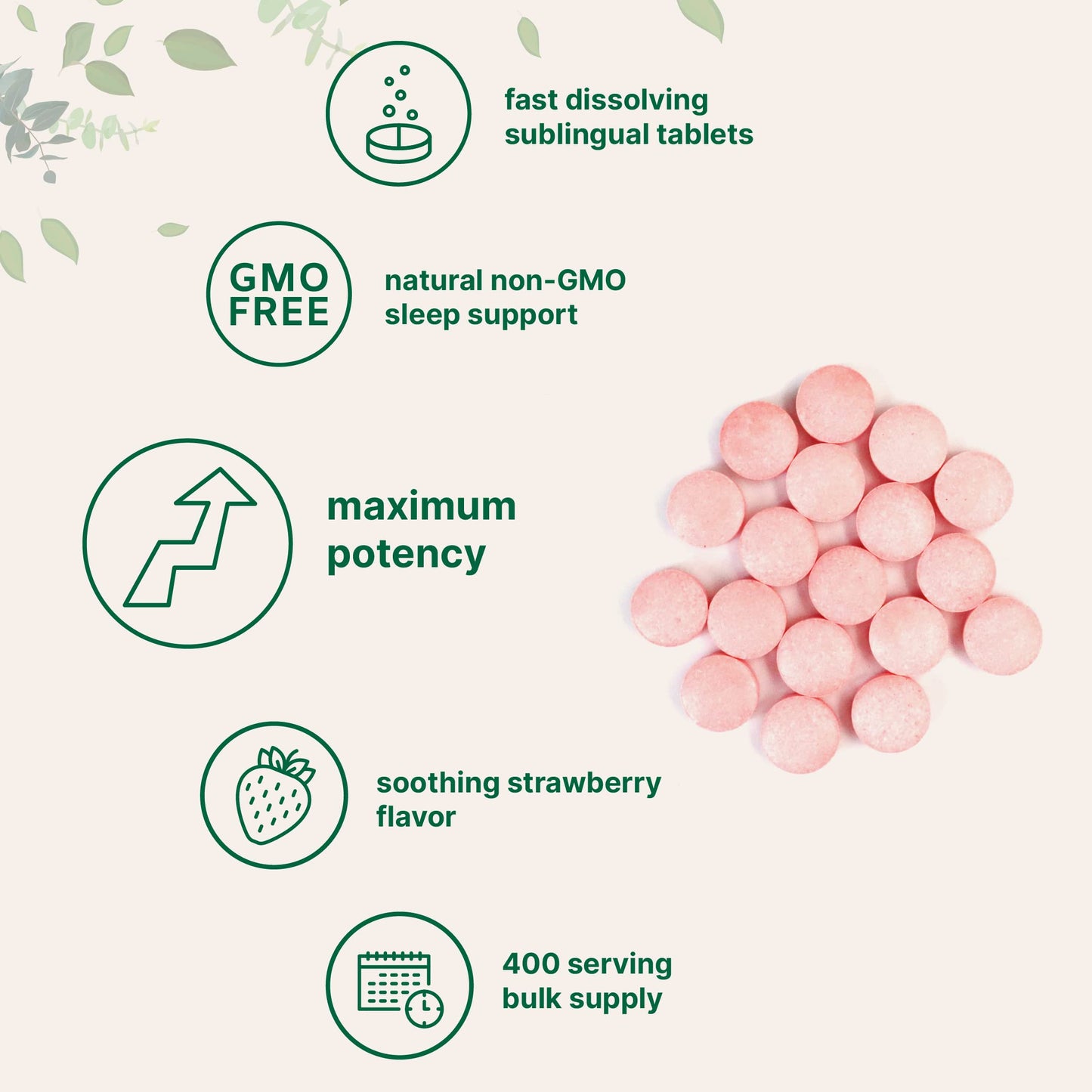 Pre-Order | Arrives in 5–10 Days – Micro Ingredients Melatonin 20mg Tablets, 400 Counts, Natural Strawberry Flavor, Fast Dissolve | No Drug, Vegetarian Friendly, Non-GMO & No Gluten