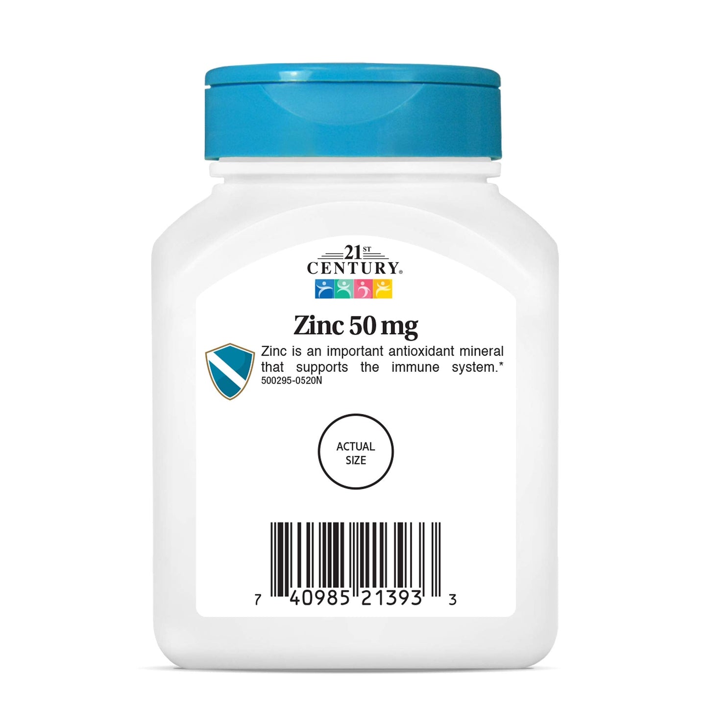 Pre-Order | Arrives in 5–10 Days – 21st Century Zinc 50 Mg (Chelated) Tablets, 110 Count (Pack of 1)