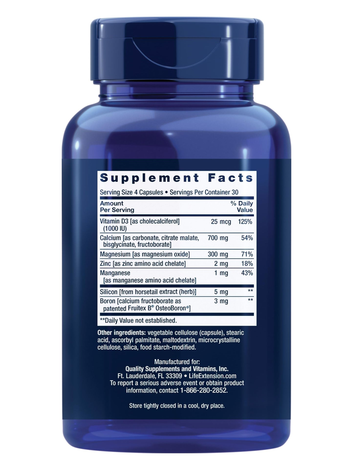 Pre-Order | Arrives in 5–10 Days – Life Extension Bone Restore – Helps Maintain Healthy Bone Density - Calcium, Vitamin D3, Magnesium, Zinc, Boron and Other Bone-Healthy Minerals - Non-GMO, Gluten-Free – 120 Capsules