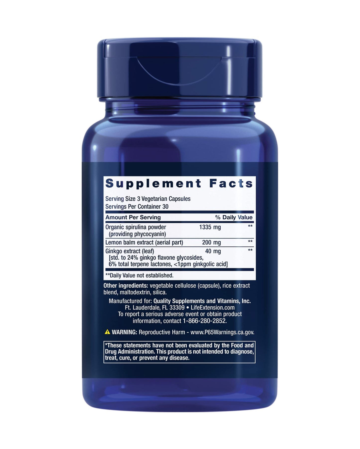 Pre-Order | Arrives in 5–10 Days – Life Extension X-R Shield, spirulina, Lemon Balm, Ginkgo biloba, Supports Cellular Integrity & DNA Health, Encourages Healthy Immune Response, Gluten-Free, Non-GMO, Vegetarian, 90 Capsules