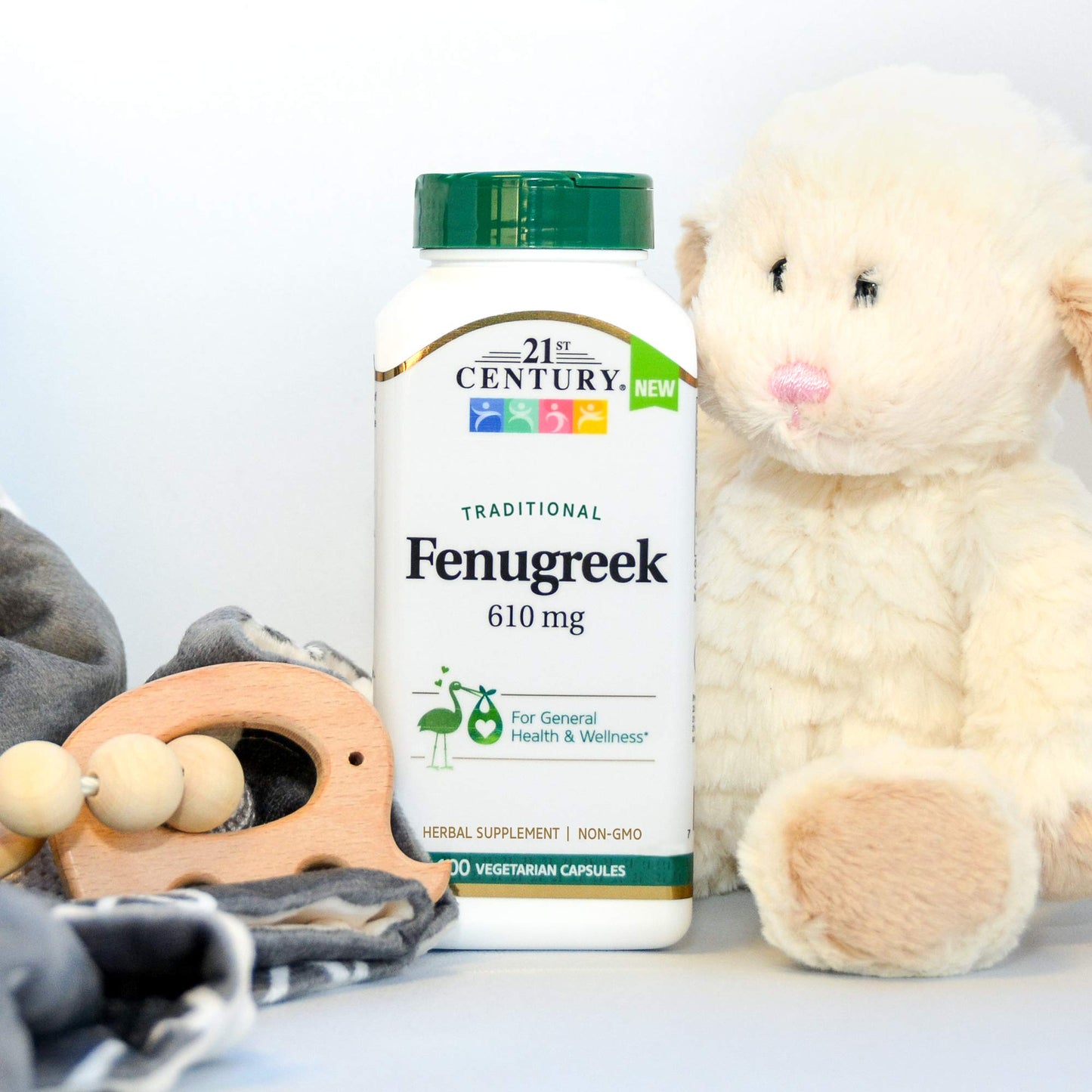 Pre-Order | Arrives in 5–10 Days – 21st Century Fenugreek 610 Mg, 100 Count