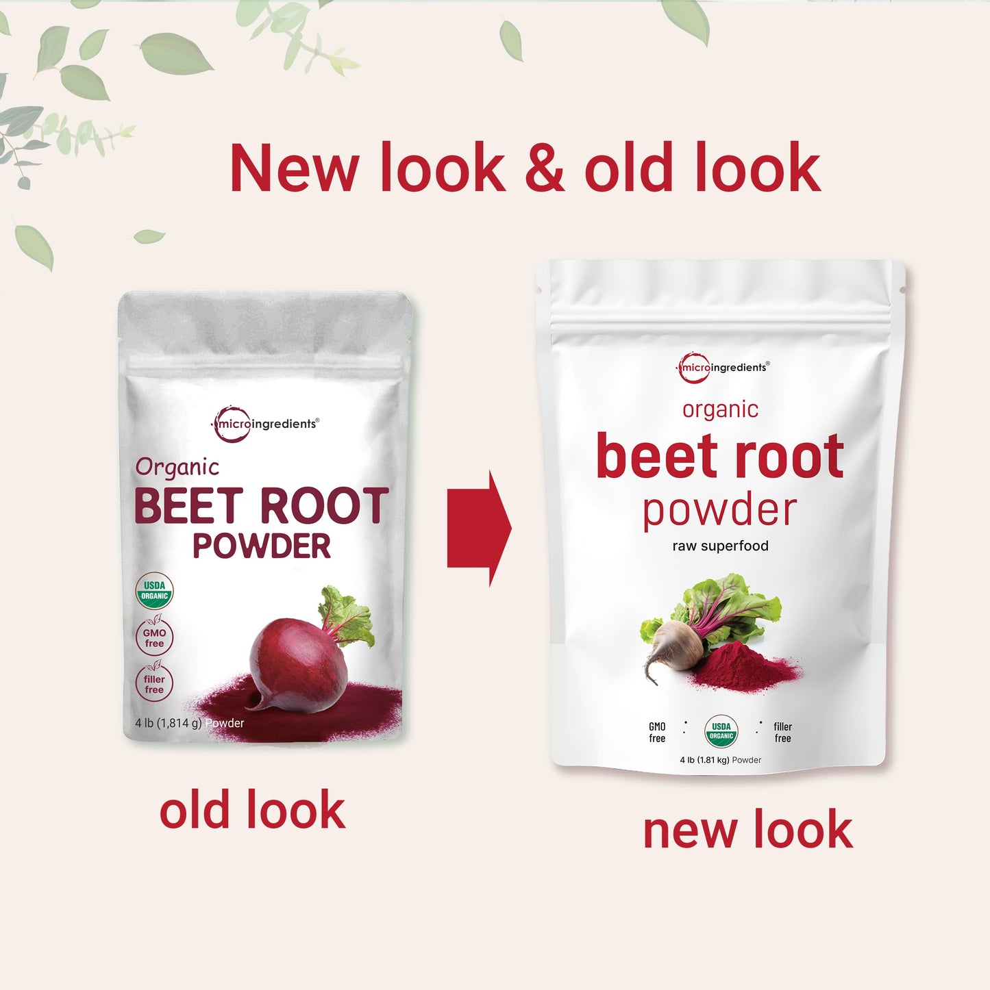Pre-Order | Arrives in 5–10 Days – Organic Beet Root Powder, 4 Pounds | Cold Pressed, Water Soluble, High Concentrated Raw Beet Supplement | Superfood Drink Mix | Non-GMO, Vegan Friendly, Plant Based