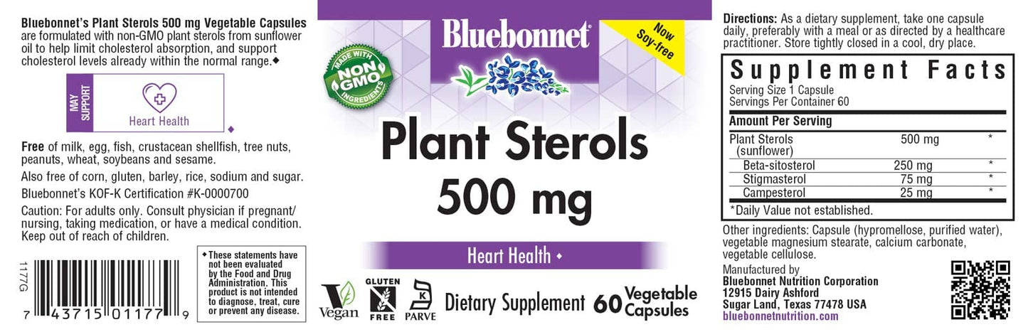 Pre-Order | Arrives in 5–10 Days – BlueBonnet Plant Sterols Supplement, Brown, 60 Count