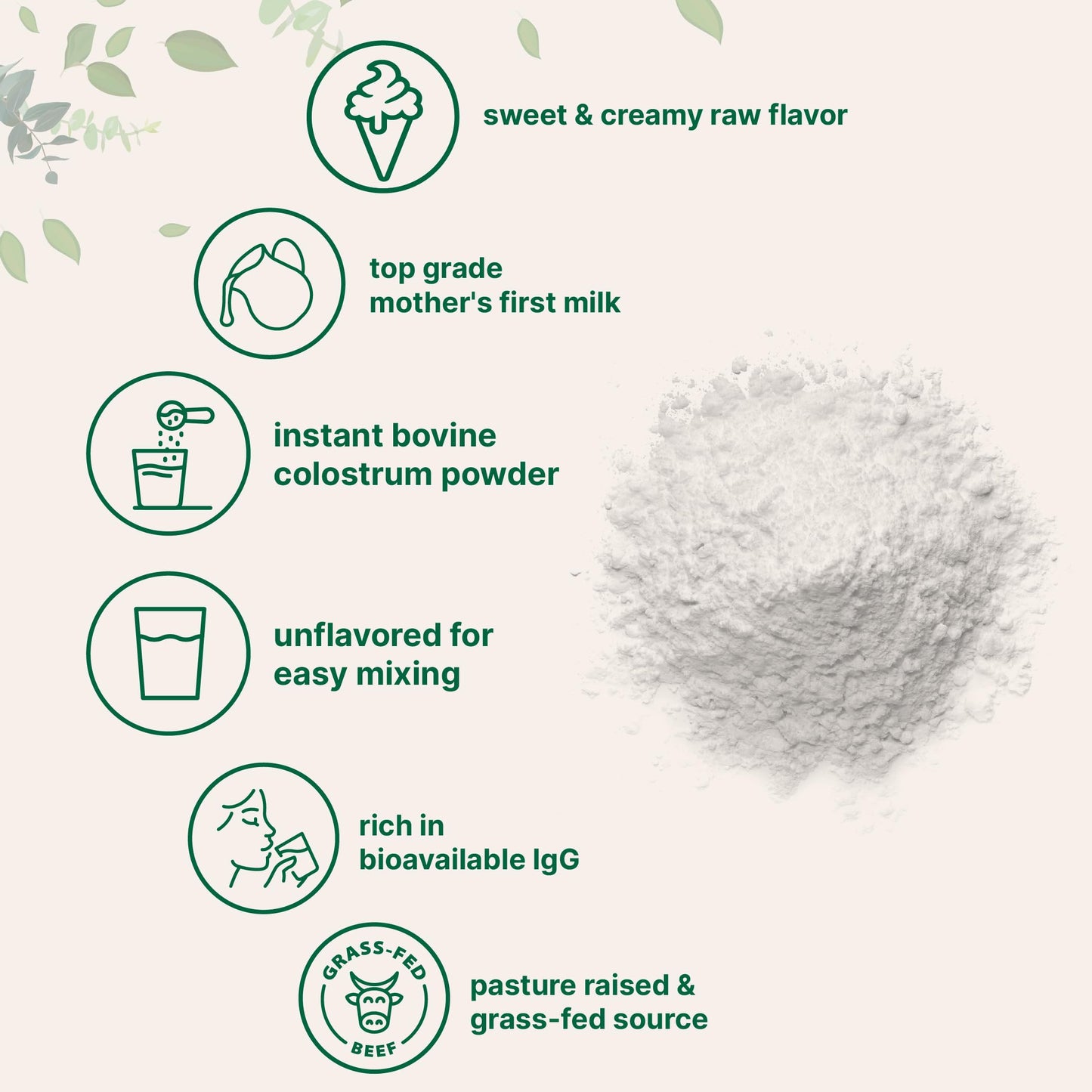 Pre-Order | Arrives in 5–10 Days – Instant Freeze-Dried Bovine Colostrum Powder, 8oz (227 Servings) | Premium Mother’s First Milk | Natural IgG & IgA | Grass-Fed Source | Immune Support & Gut Health Superfood | Unflavored, Non-GMO, Gluten Free