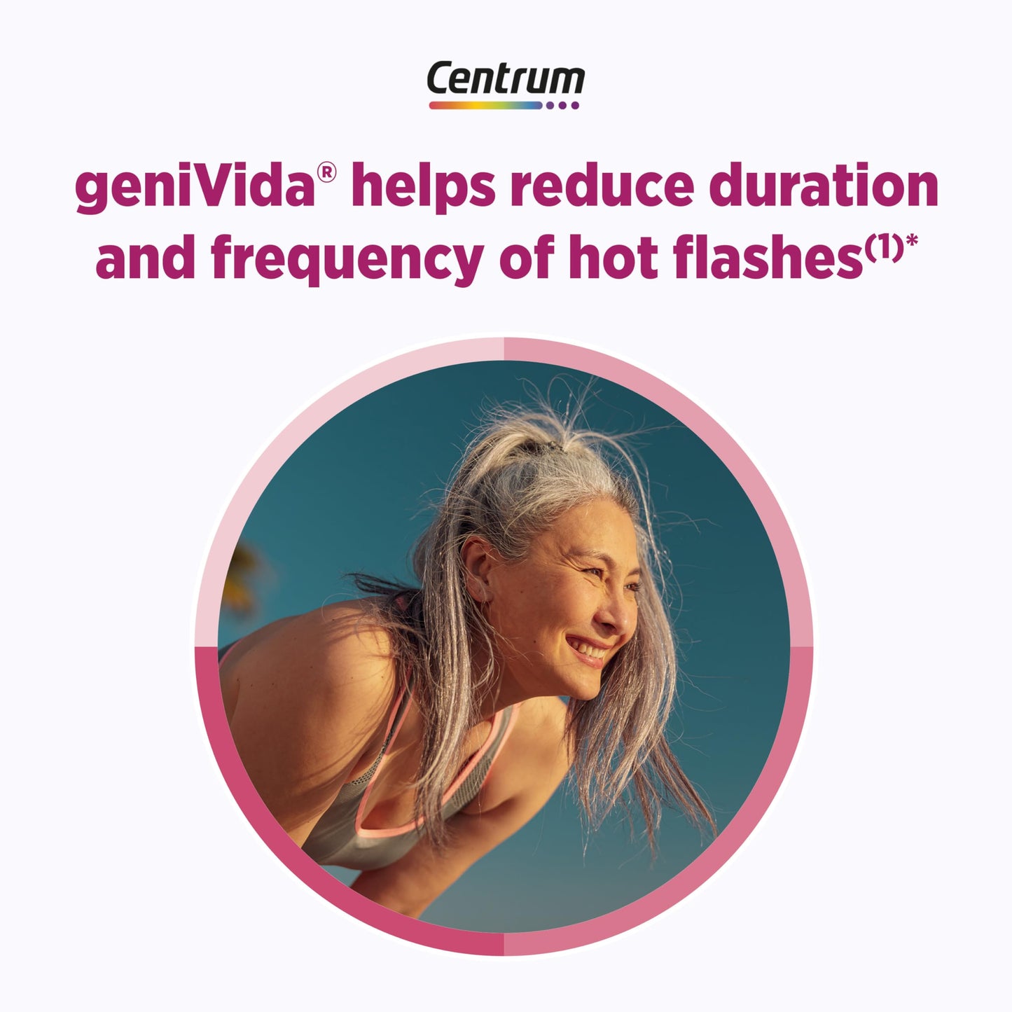 Pre-Order | Arrives in 5–10 Days – Centrum Complete Multivitamin Supplement + Hot Flash Support Menopause Support Tablets, with Clinically Studied geniVida, 30 Count