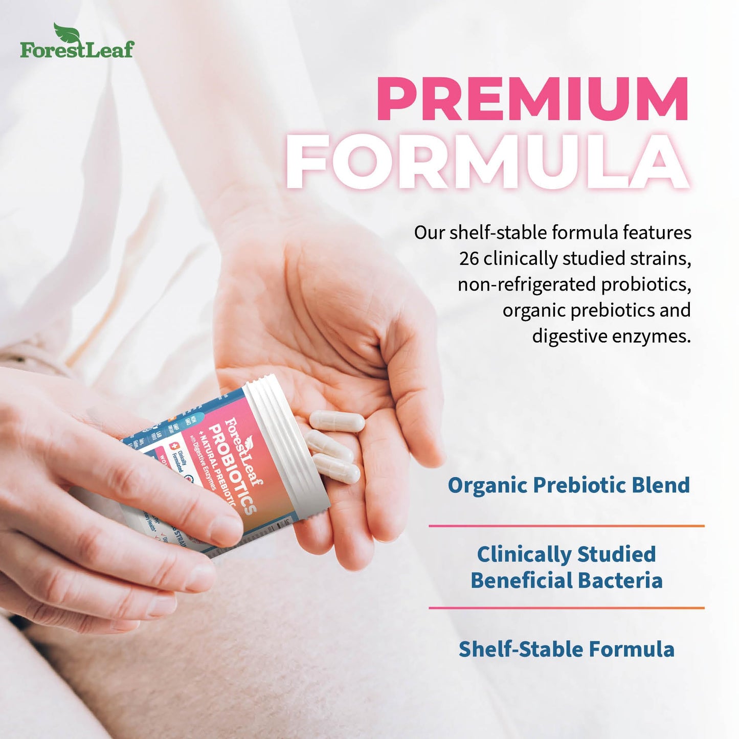 Pre-Order | Arrives in 5–10 Days – Probiotics for Women, 50 Billion CFU, 26 Unique Strains, Women's Probiotic and Prebiotics Support Digestive Health, w/ Cranberry, Hibiscus & D-Mannose for Vaginal PH Balance, Urinary, Gut (30 Caps)