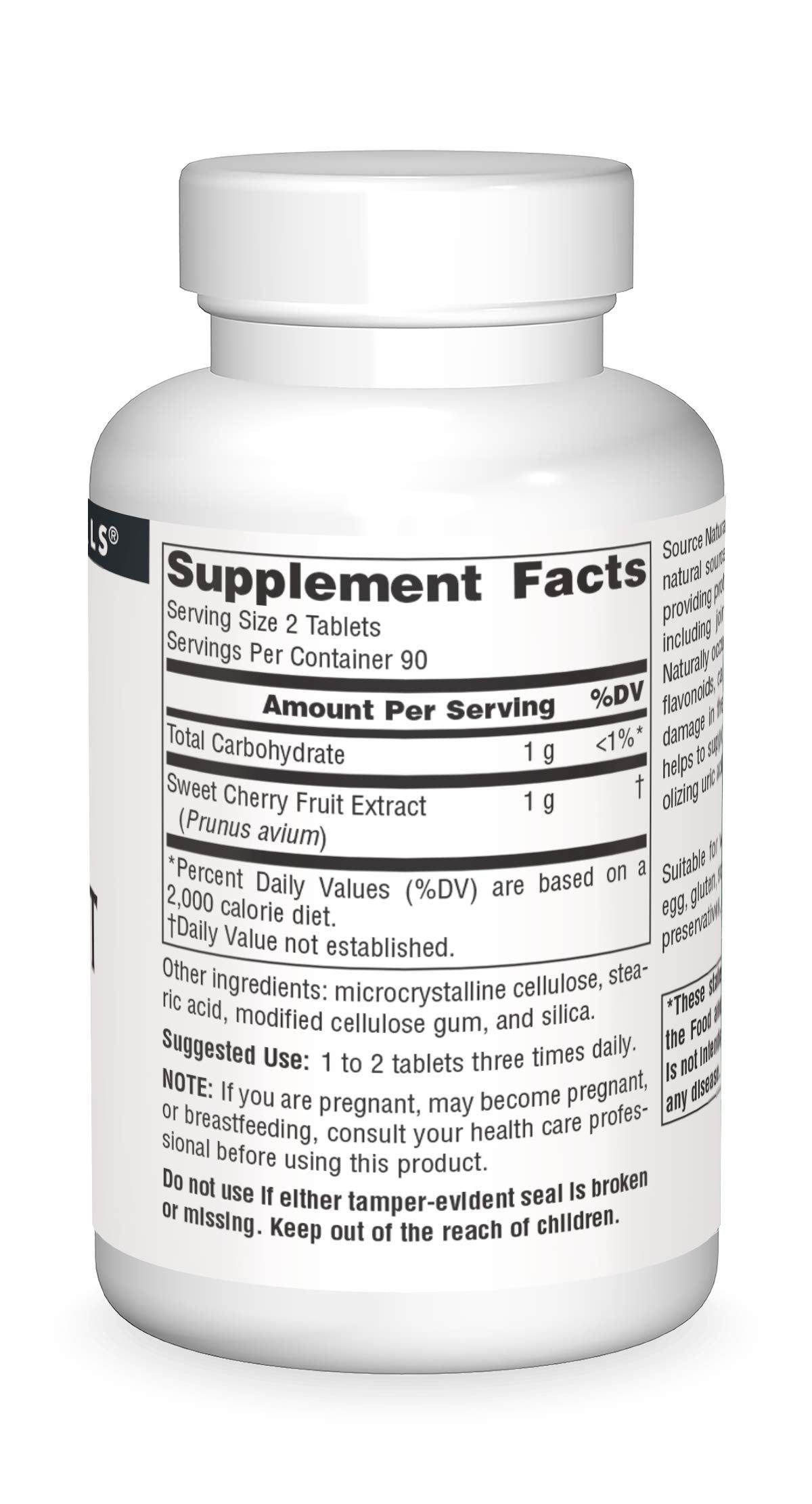 Pre-Order | Arrives in 5–10 Days – Source Naturals Cherry Fruit Extract, Natural Source of flavonoids That act as antioxidants*, 500 mg - 180 Tablets