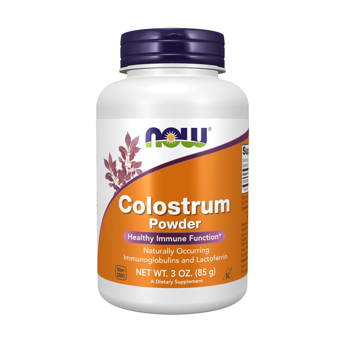 Pre-Order | Arrives in 5–10 Days – NOW Foods Supplements, Colostrum Powder, Naturally occurring Immunoglobulins and Lactoferrin, 3-Ounce