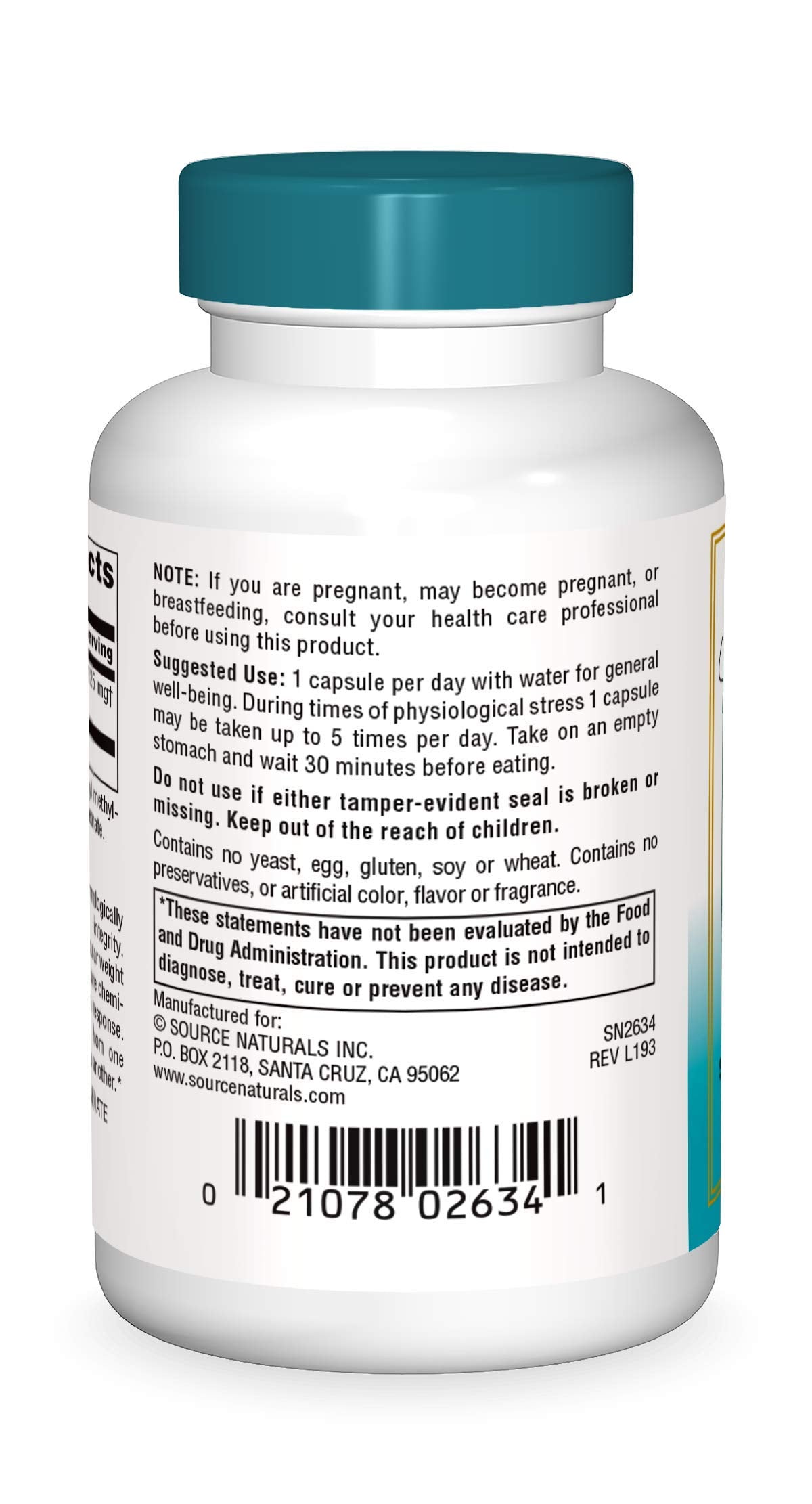 Pre-Order | Arrives in 5–10 Days – Source Naturals Wellness Transfer Factor, Supports Immune System Response* 125 mg - 30 Vegetarian Capsules
