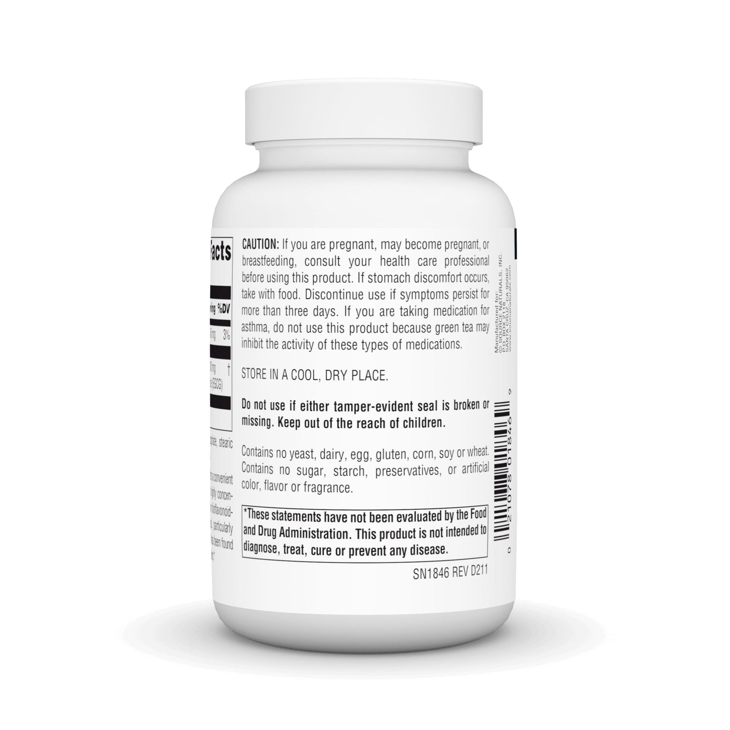 Pre-Order | Arrives in 5–10 Days – Source Naturals Green Tea Extract 500 mg Super Antioxidant - 120 Tablets