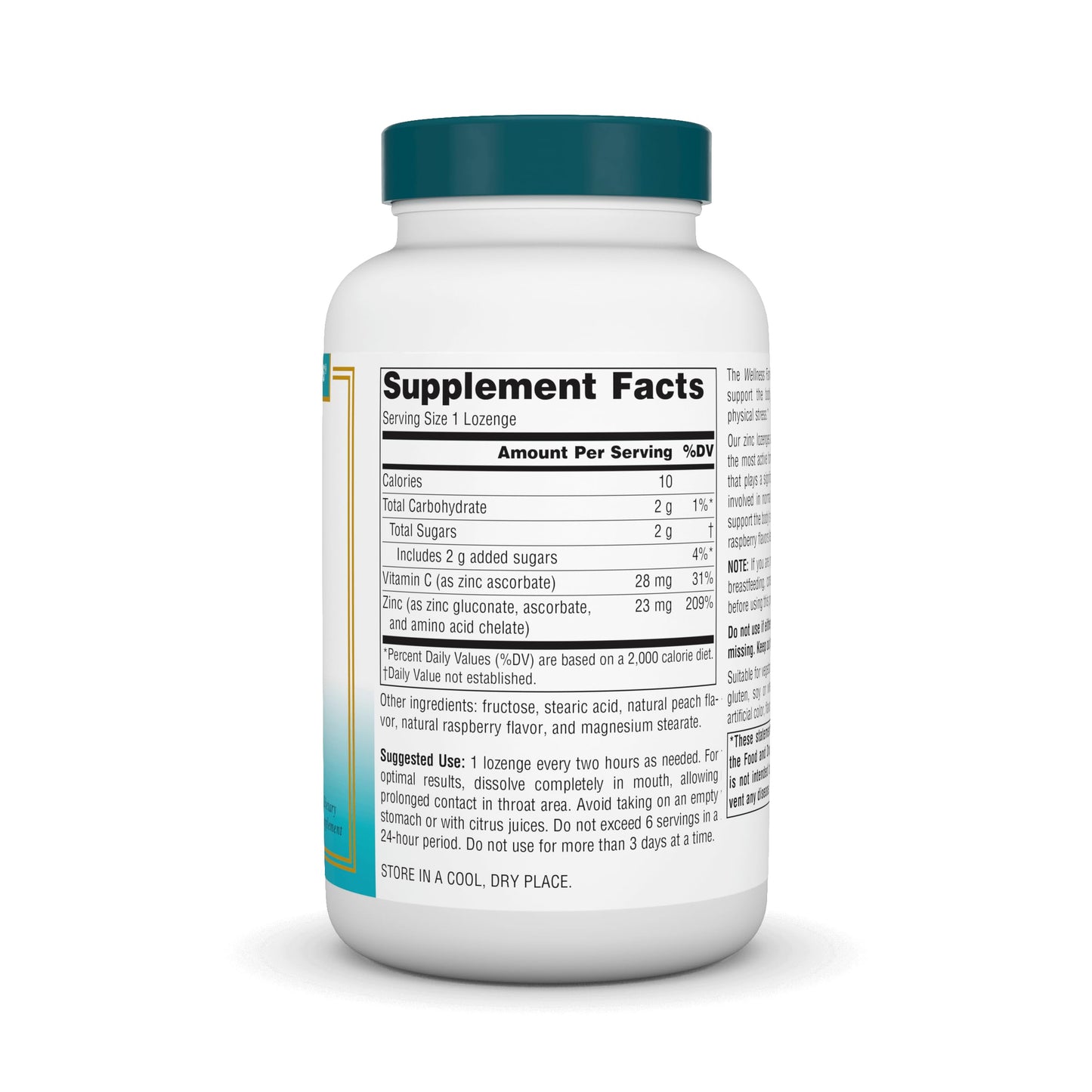 Pre-Order | Arrives in 5–10 Days – Source Naturals Wellness Zinc Lozenges - 60 Lozenges