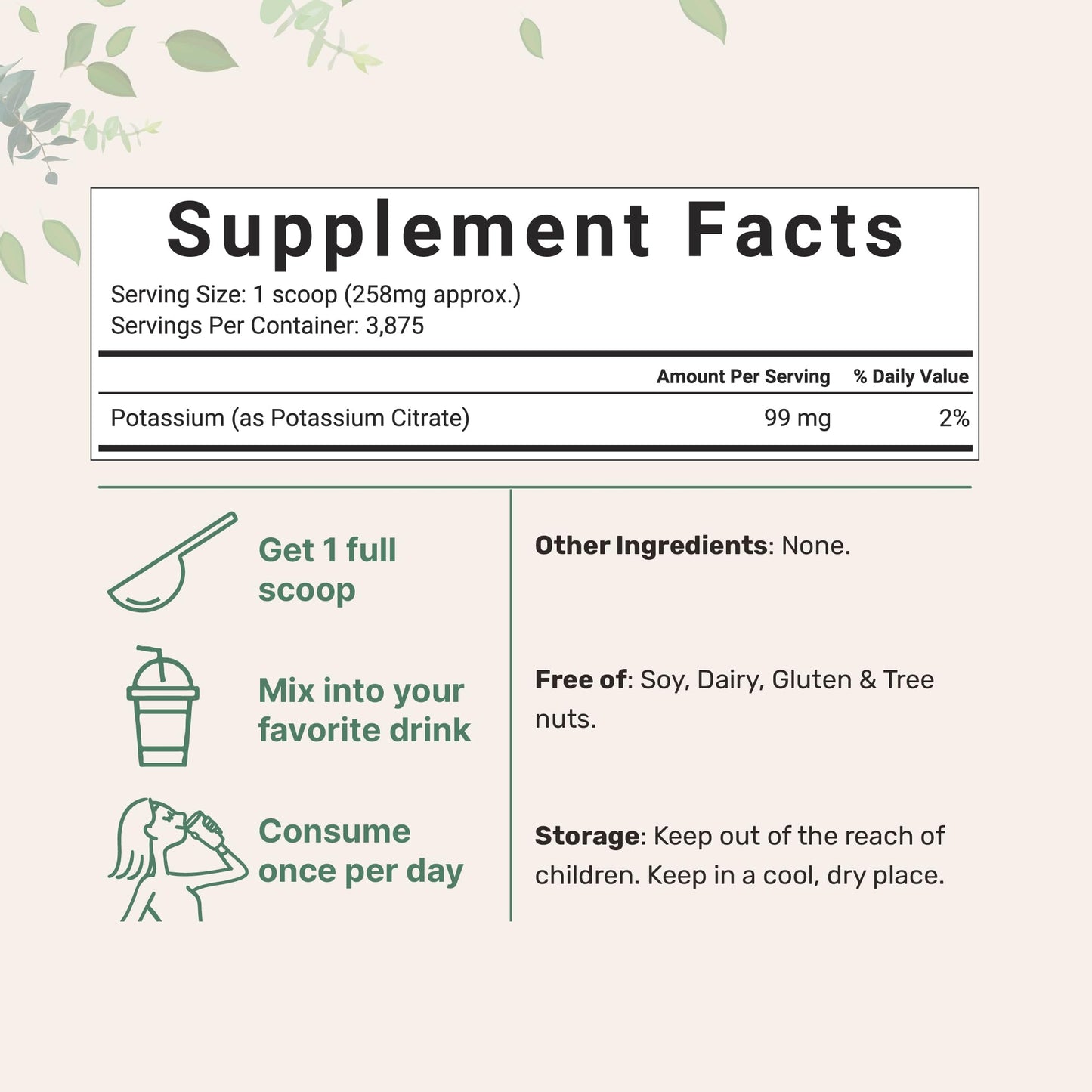 Pre-Order | Arrives in 5–10 Days – US Origin Potassium Citrate Powder, 1 KG (35 Ounce) | Essential Hydration Electrolyte Supplement | Supports Mineral Balance, Heart, Joint, and Immune Health | Vegan Friendly