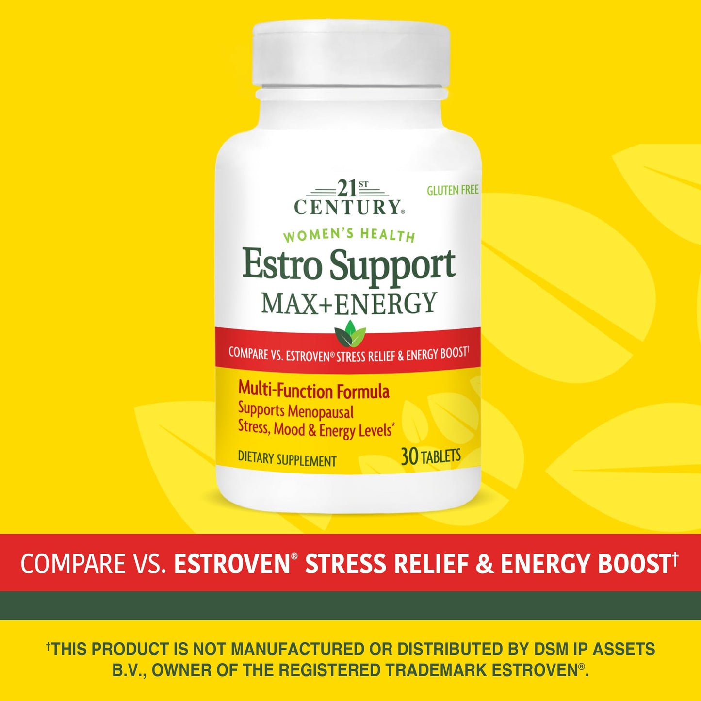 Pre-Order | Arrives in 5–10 Days – 21st Century Estro Support Max + Energy, 30 Count