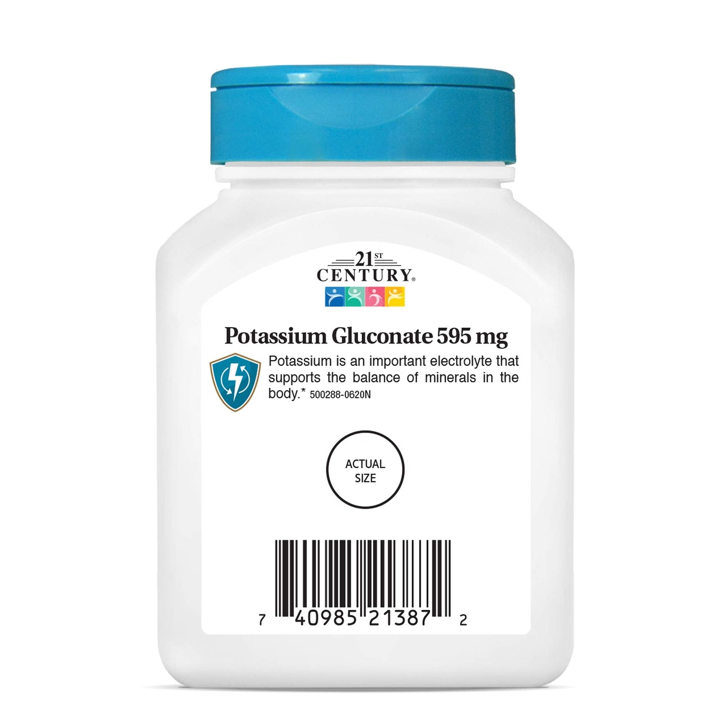 Pre-Order | Arrives in 5–10 Days – 21st Century Potassium 595 mg Tablets, 110 Count (Pack of 3)