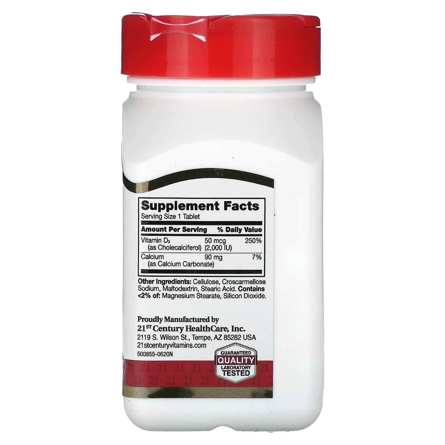 Pre-Order | Arrives in 5–10 Days – 21st Century D3 1000 IU Tablets, 500 Count