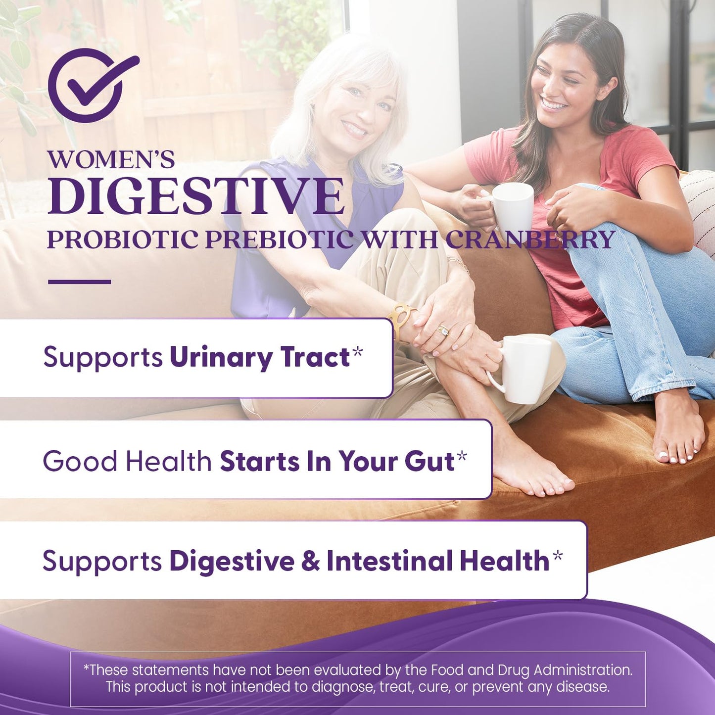 Pre-Order | Arrives in 5–10 Days – Doctor's BEST Womens Digestive Probiotic Prebiotic with Cranberry and PreforPro (4 Billion CFU), Supports Urinary Tract, Non-GMO, Vegan 30 Veggie Caps