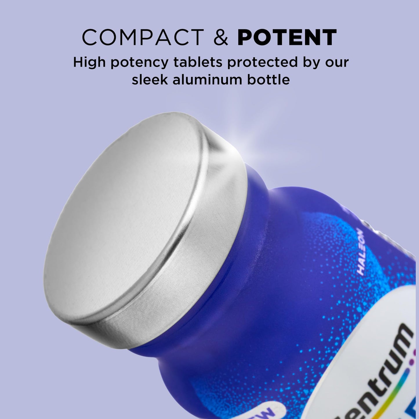 Pre-Order | Arrives in 5–10 Days – Centrum Age Defy for Men, All-in-1 High Potency Multivitamin + Healthy Aging Supplement, Multivitamin Blend with Resveratrol, and Niacin for NAD+ Level Support, Aluminium Bottle, 56 Tablets