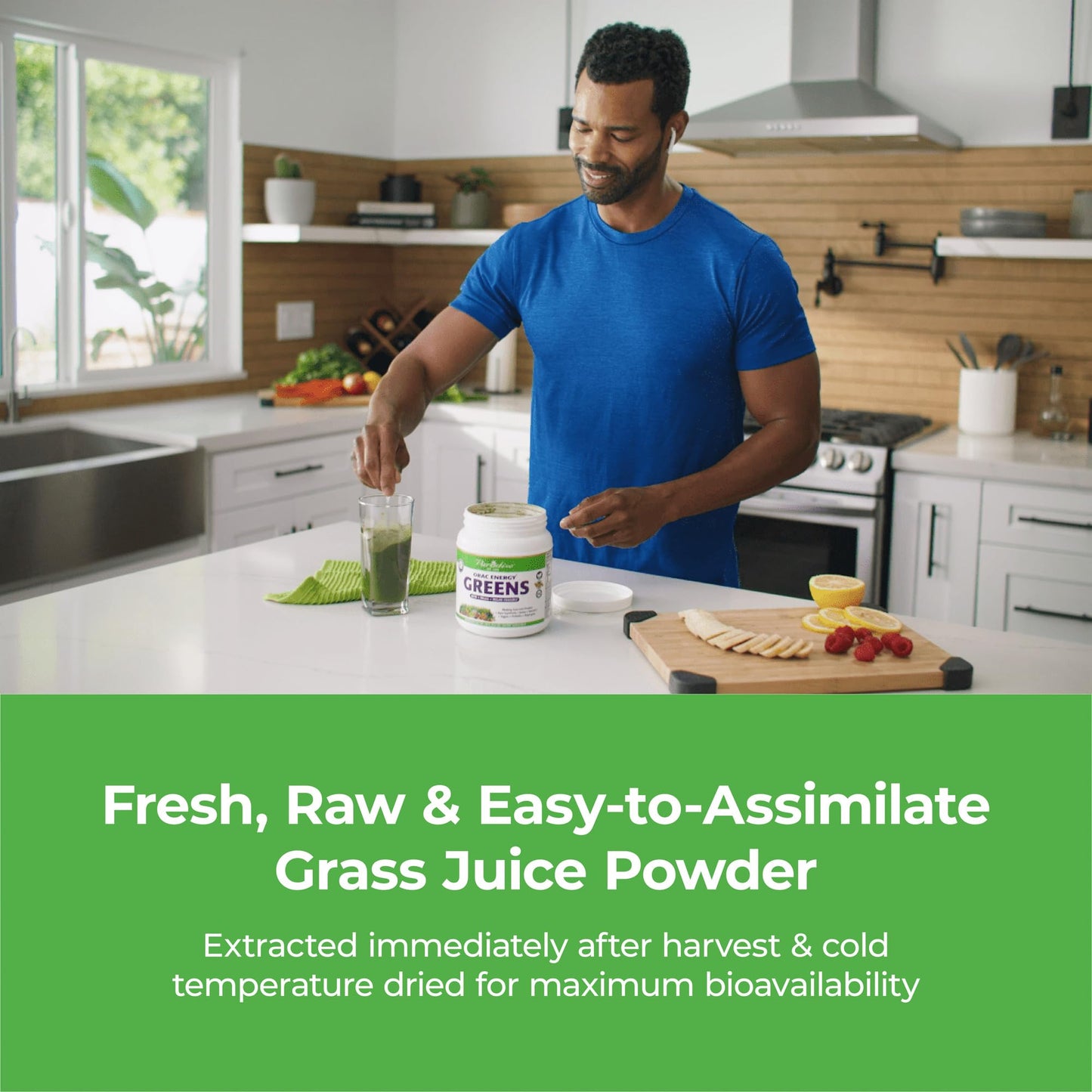 Pre-Order | Arrives in 5–10 Days – Paradise Herbs, ORAC Energy Greens Powder, Antioxidant Power of 24 Servings of Fruits & Vegetables in 1 Scoop, 120 Servings