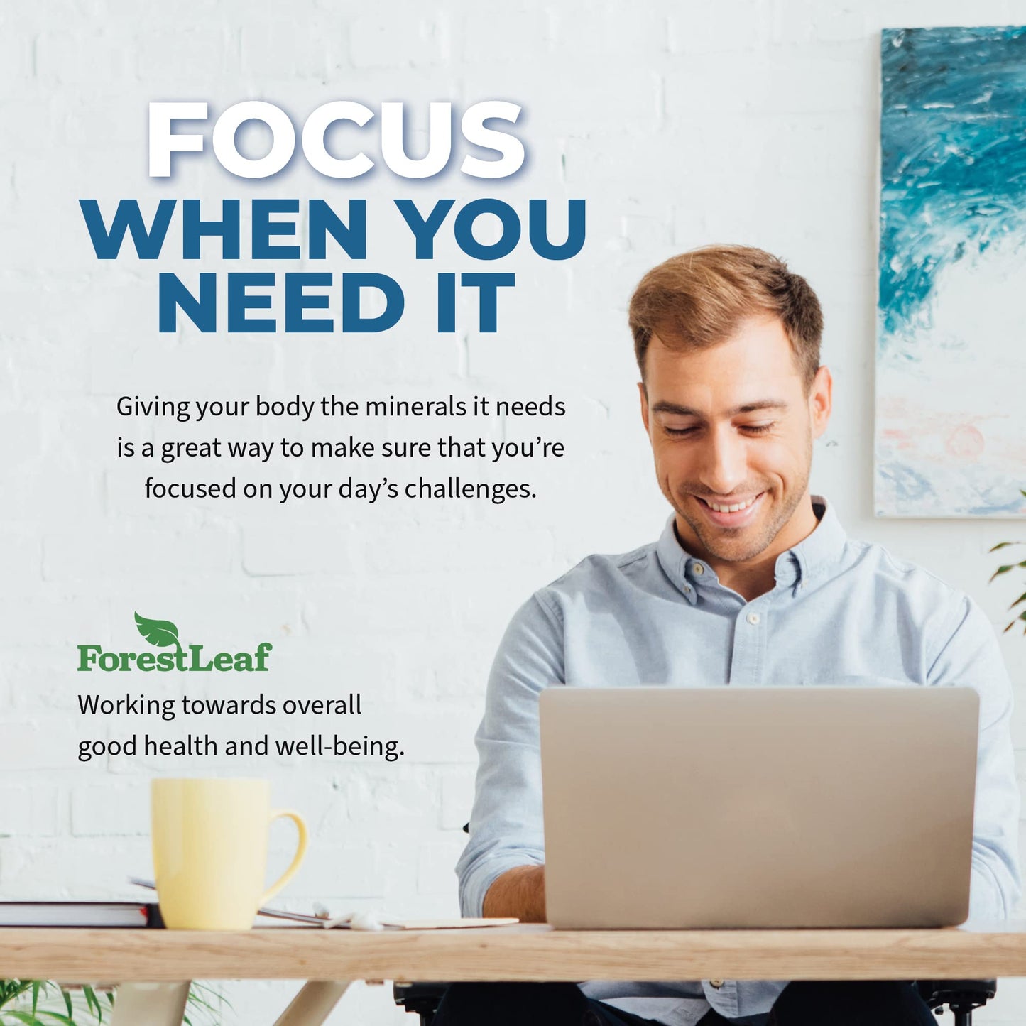 Pre-Order | Arrives in 5–10 Days – Forest Leaf Magnesium L-Threonate Magtein Capsules - 2000mg Magnesium Threonate Supplement Supports Cognitive Function, Focus, Brain, Deep Calm and Sleep for Men & Women | 90 Powder Veg Caps